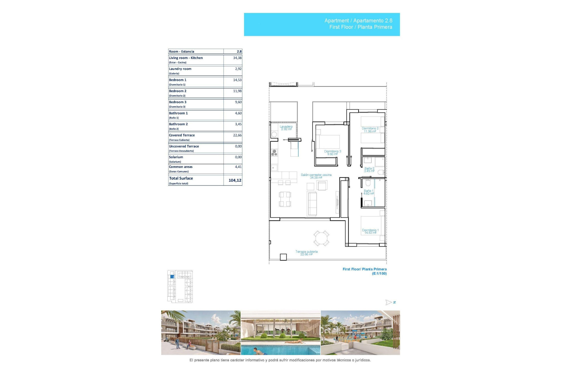 Alquiler a corto plazo - Apartment -
Pilar de la Horadada - Playa de las Higuericas