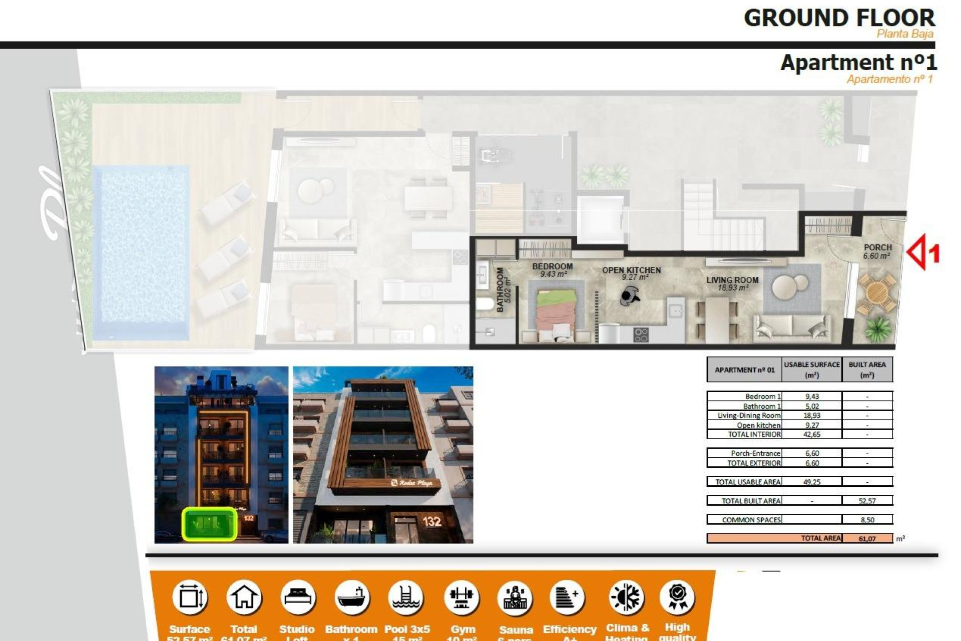 Alquiler a corto plazo - Apartment -
Torrevieja - Playa de El Cura