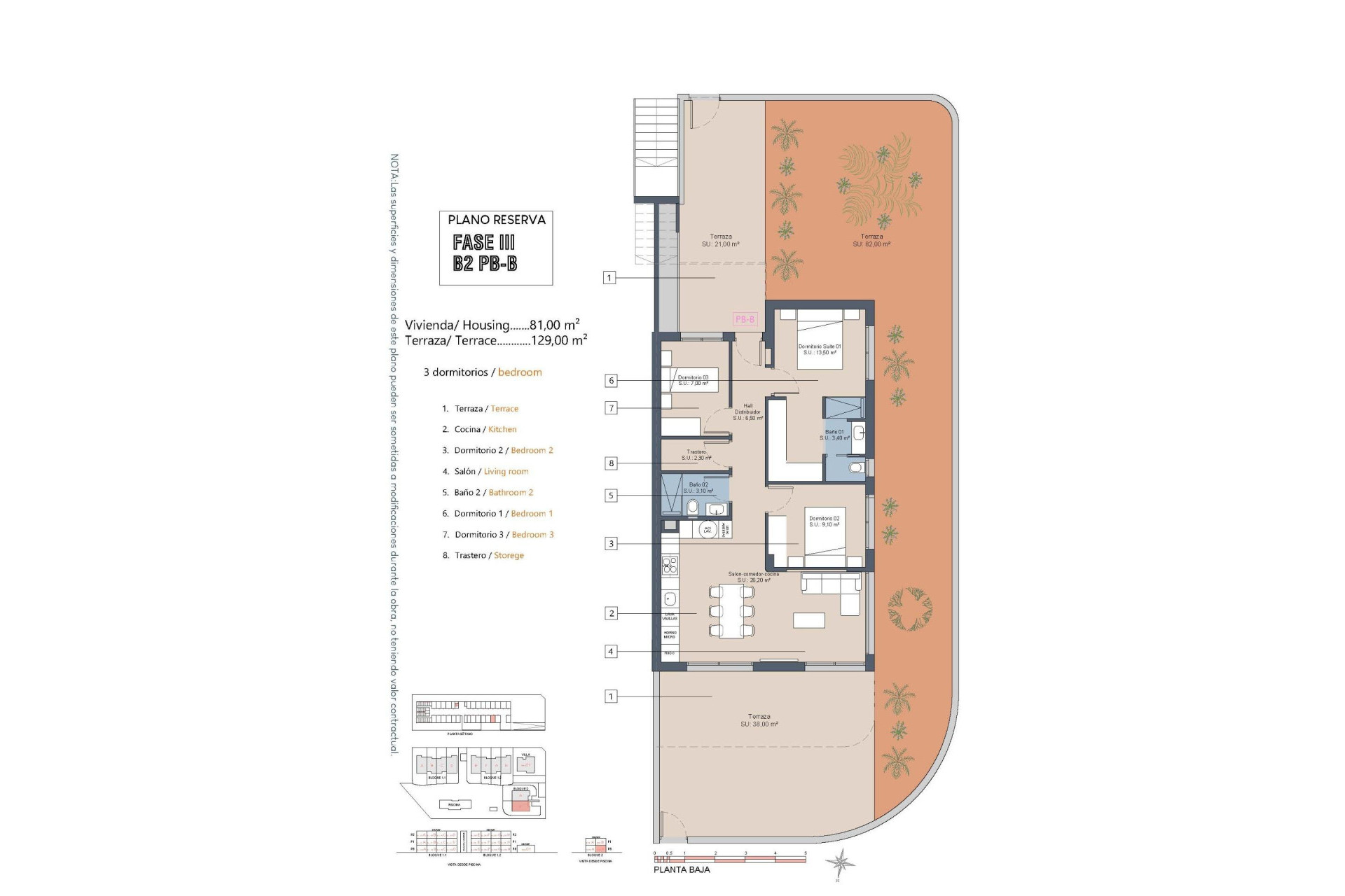 Alquiler a corto plazo - Bungalow -
Los Alcazares - La Serena Golf