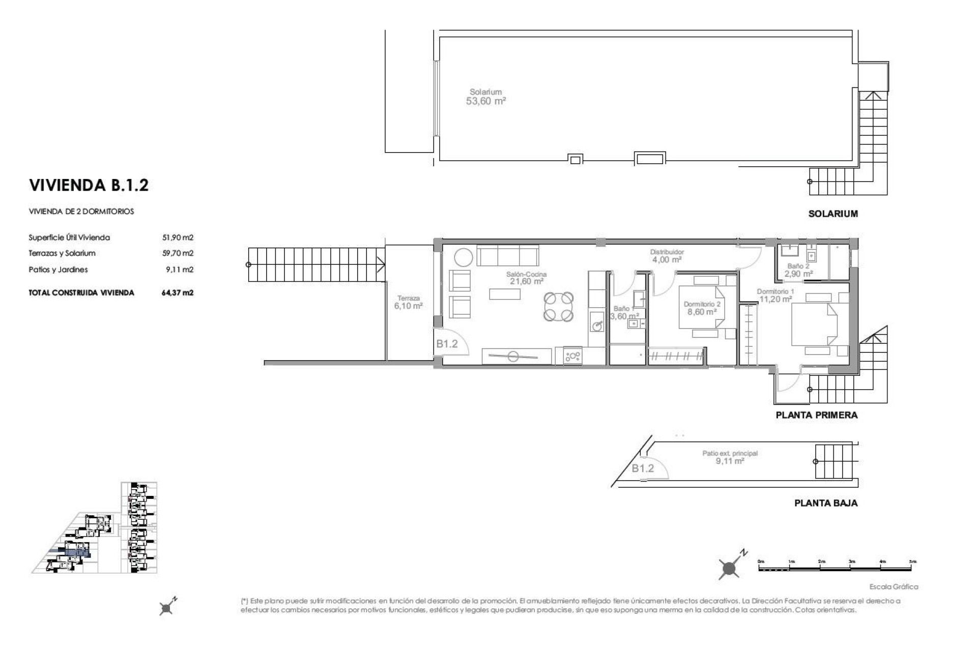 Alquiler a corto plazo - Bungalow -
Puerto de Mazarron - Playa Negra