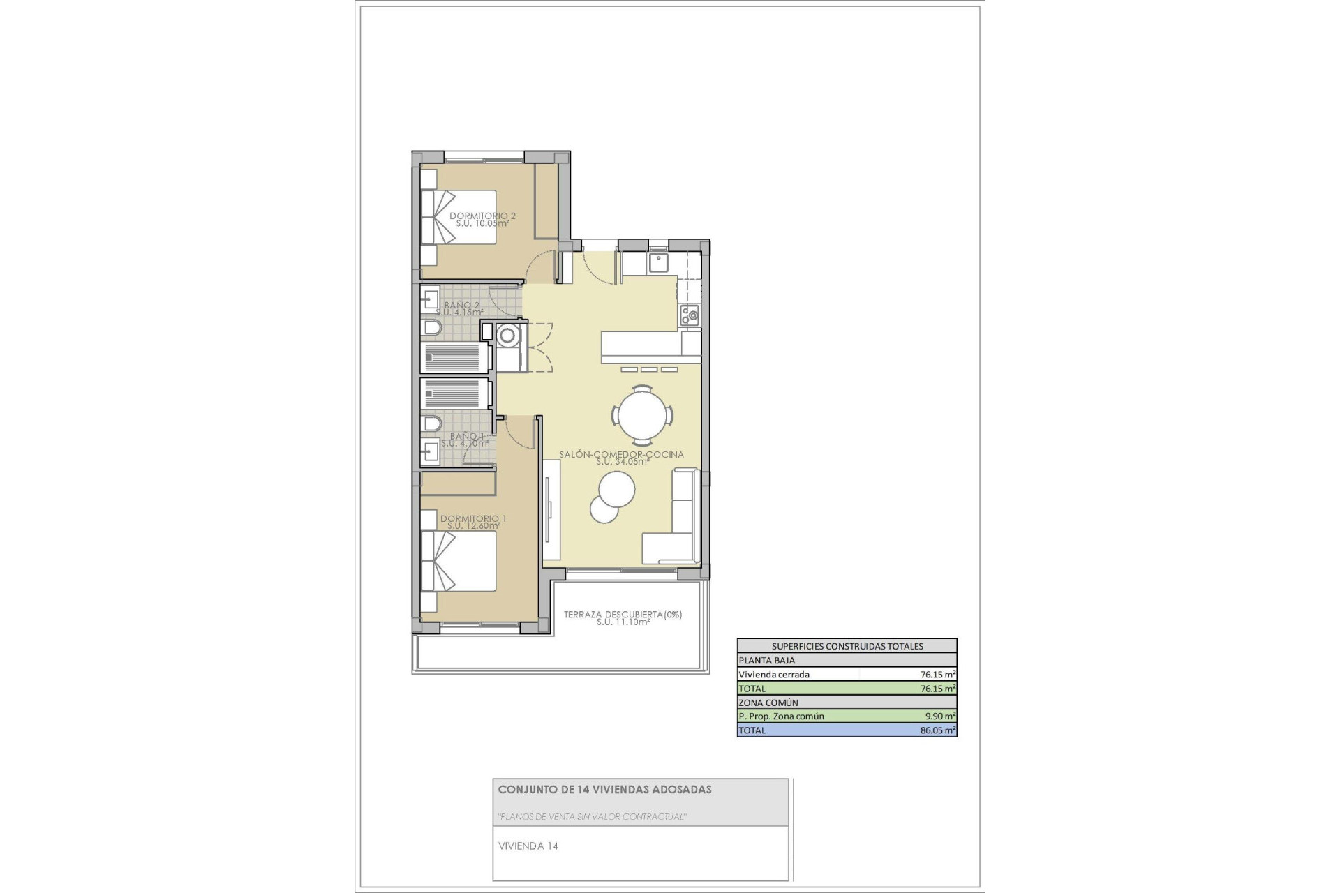 Alquiler a corto plazo - Bungalow -
Rojales - Pueblo