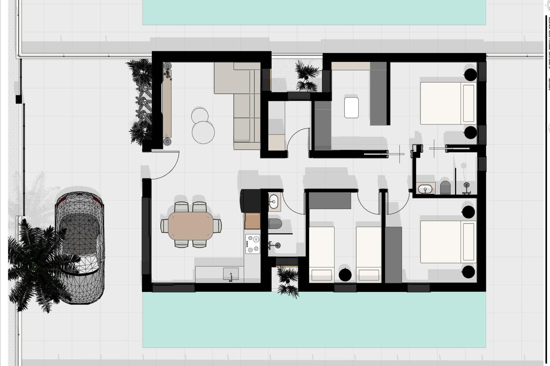 Alquiler a corto plazo - Villa -
Benijofar - Urb. Monteazul