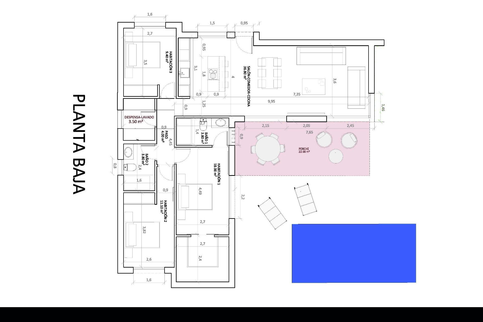 Alquiler a corto plazo - Villa -
Monforte del Cid - La Capitana