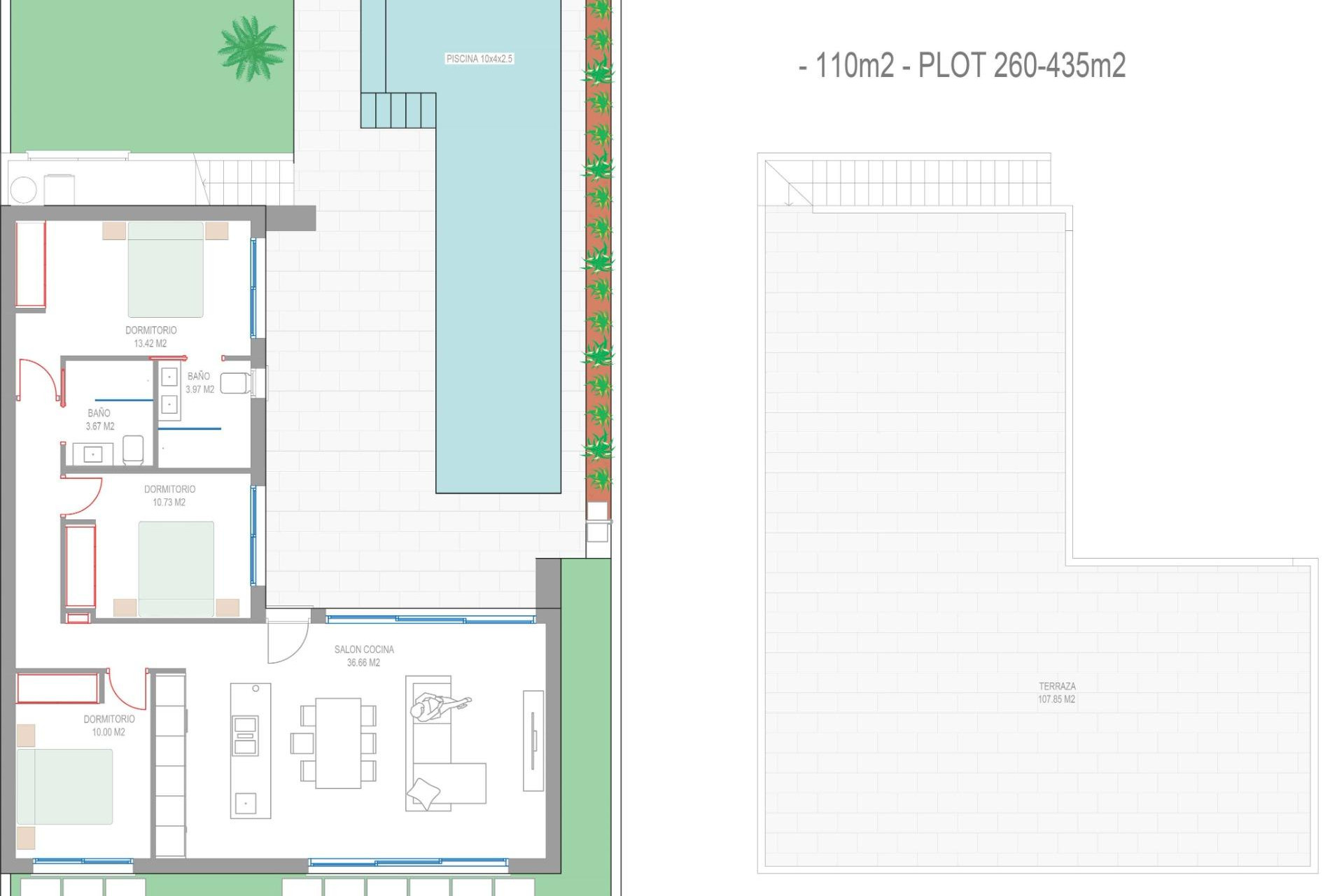 Alquiler a corto plazo - Villa -
San Javier - Parque del doce