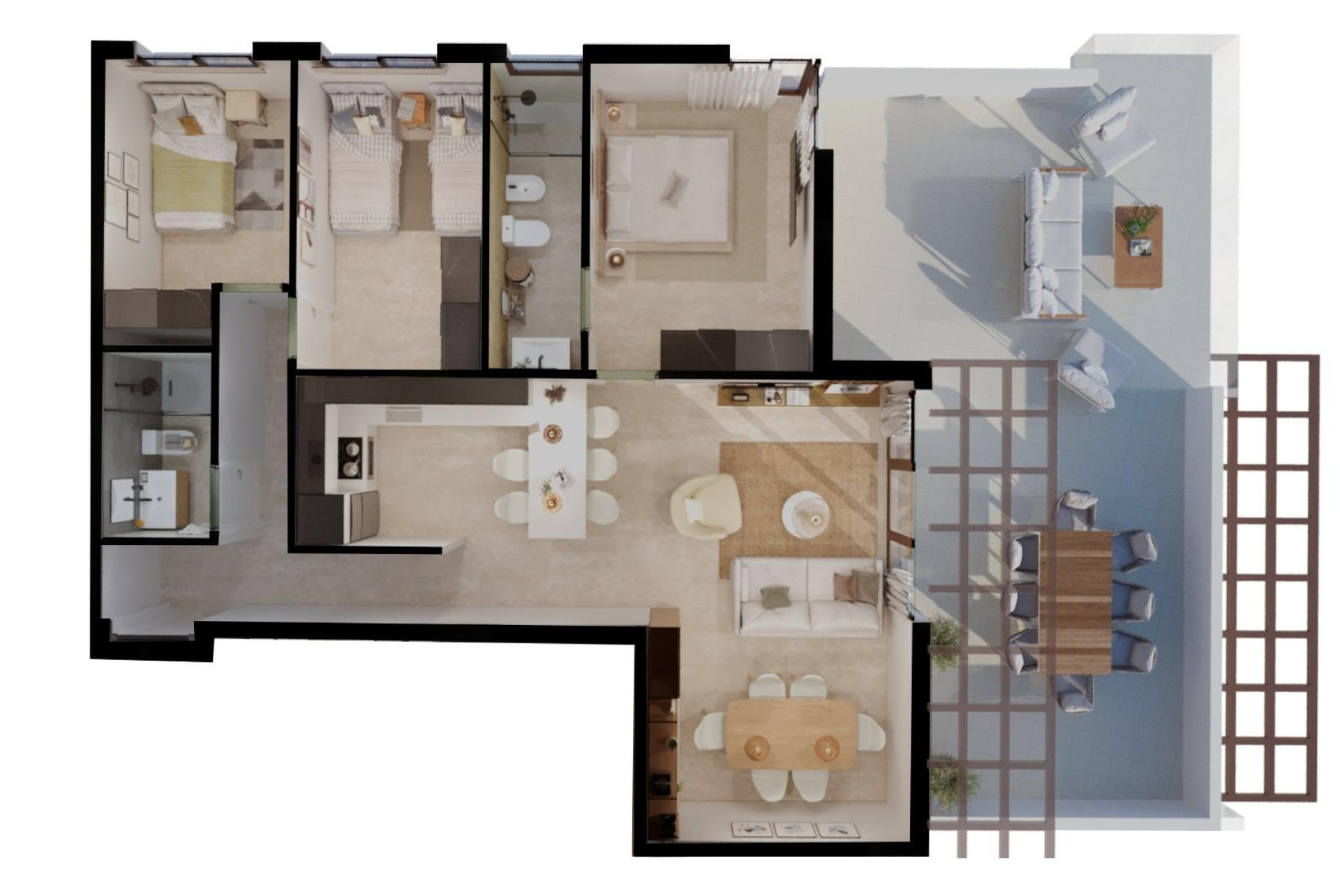 Краткосрочная аренда - Apartment -
Vera - Vera Playa