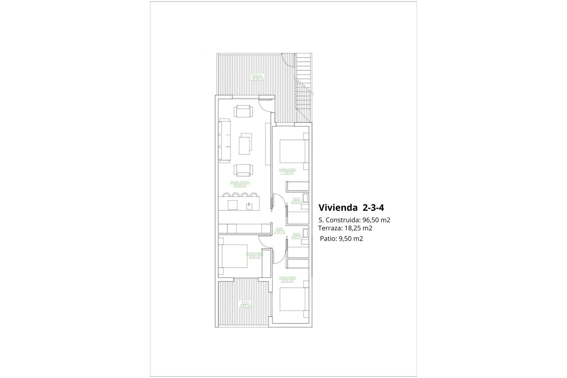 Краткосрочная аренда - Бунгало -
San Pedro del Pinatar - Los Antolinos