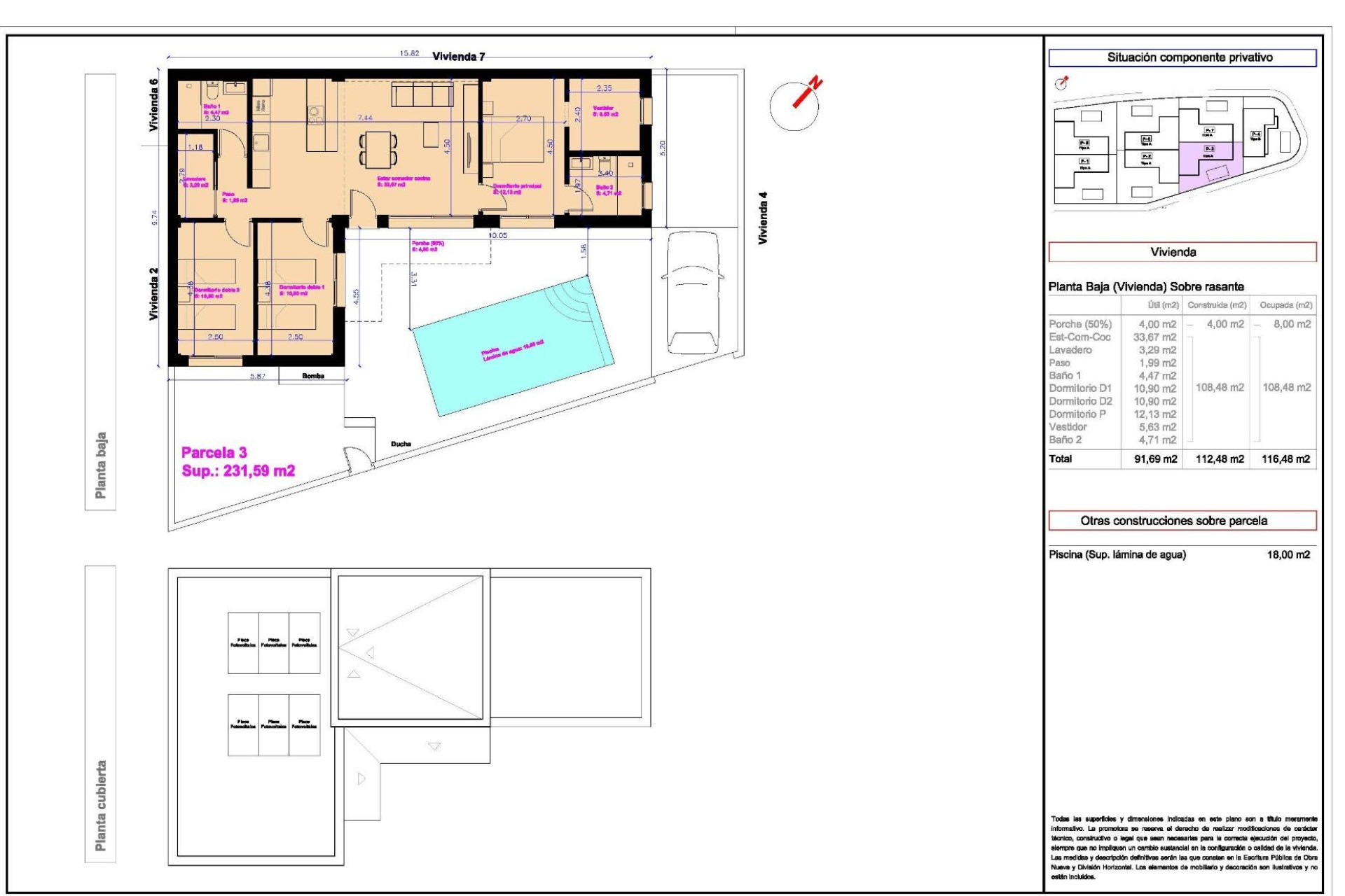 Краткосрочная аренда - Quad House -
Daya Nueva - Centro