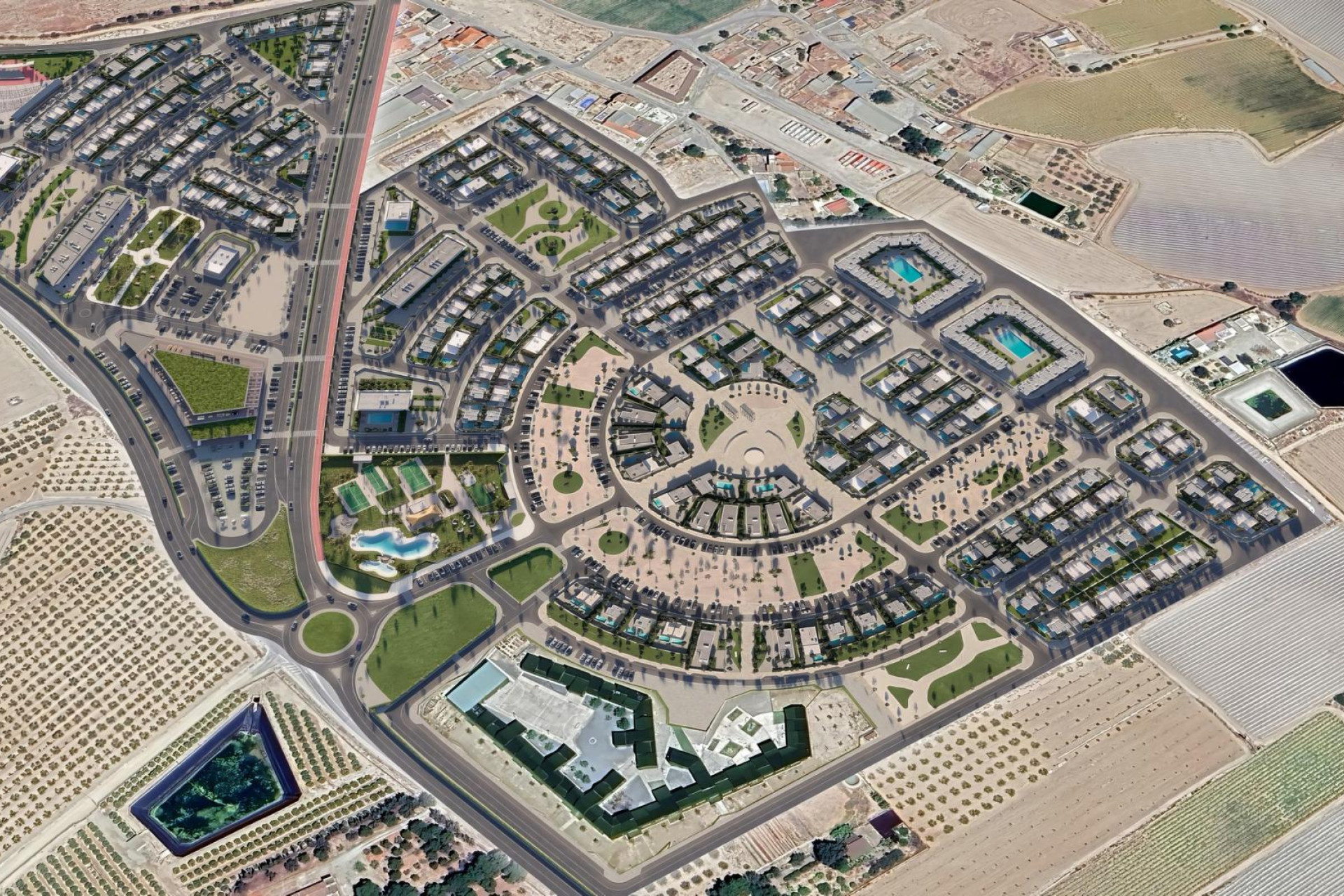 Краткосрочная аренда - Quad House -
Torre Pacheco - El Alba