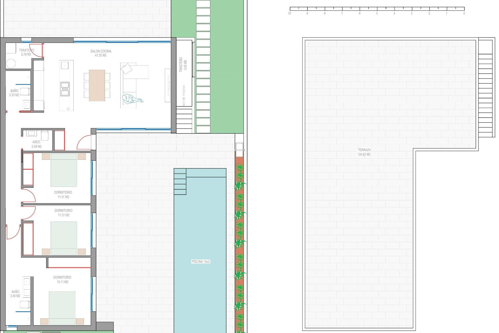 Краткосрочная аренда - Villa -
Los Alcazares - Serena Golf