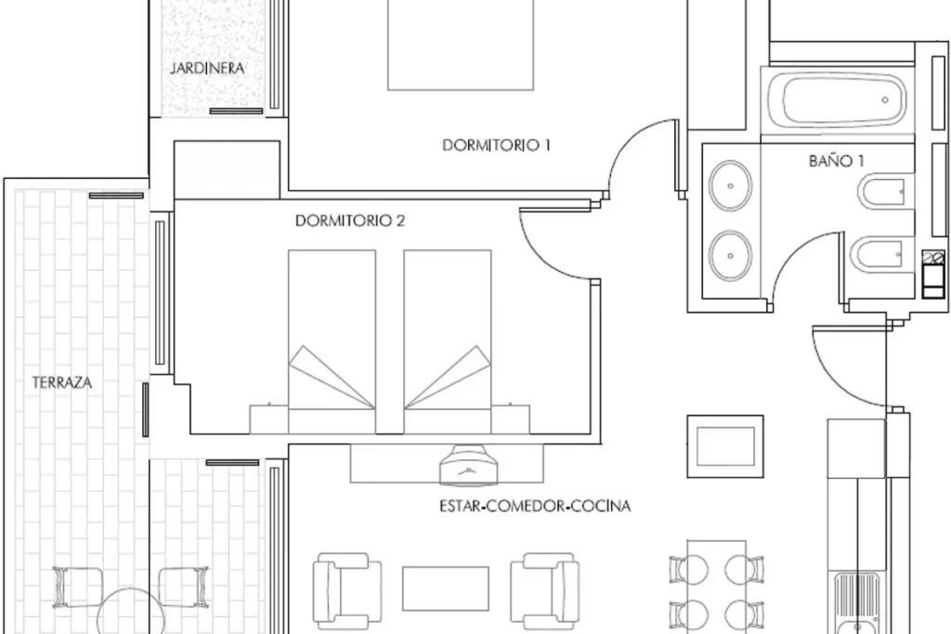 New Build - Apartment -
Vera - Puerto del Rey