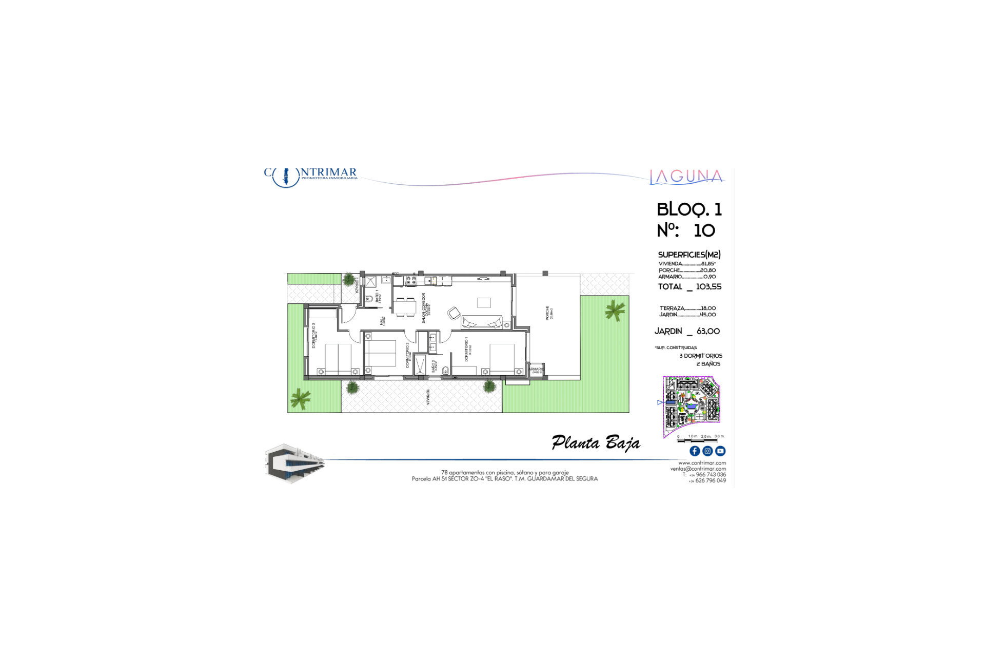 New Build - Bajos -
Guardamar del Segura - 03140