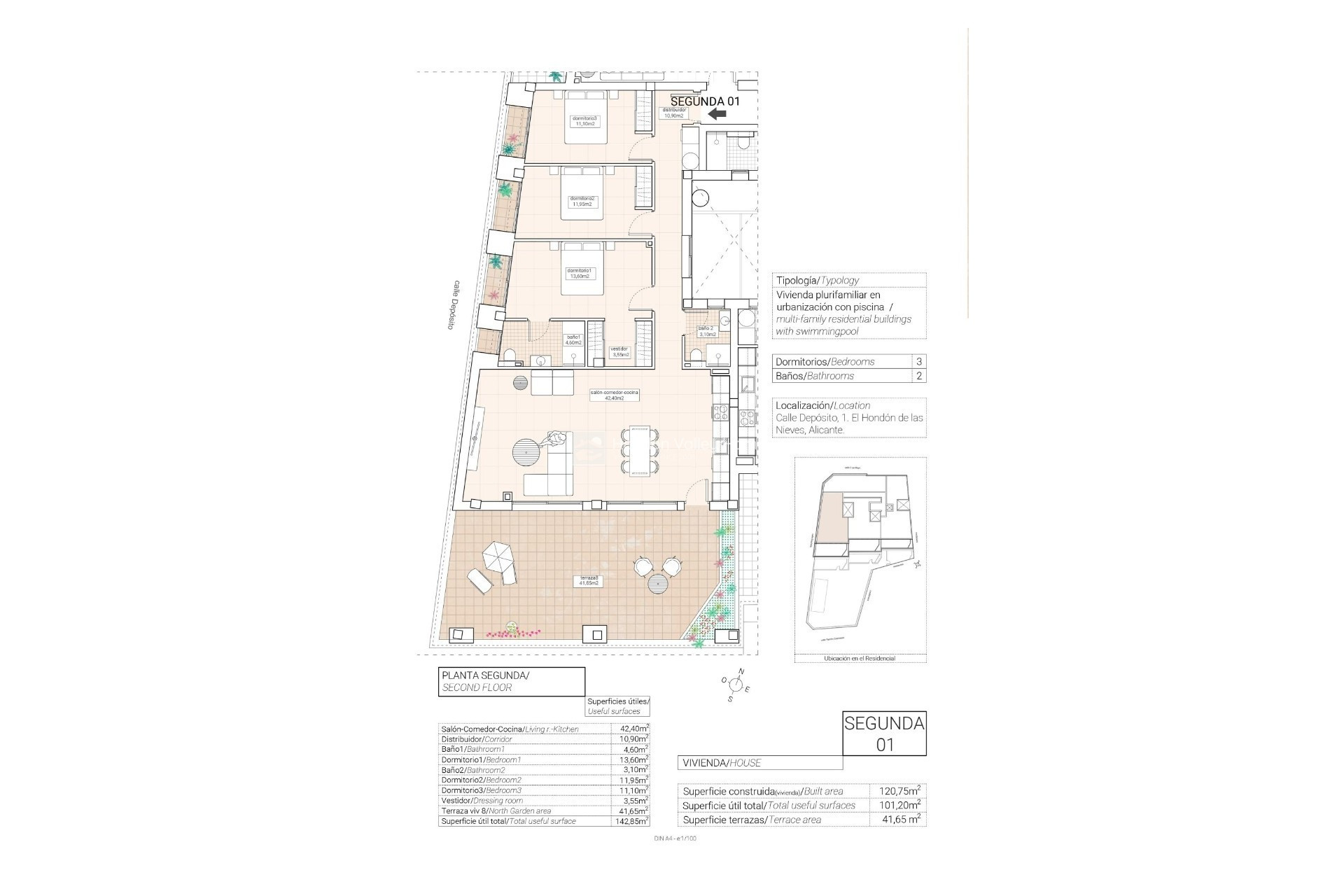 New Build - Bajos -
Hondón de las Nieves - 03688