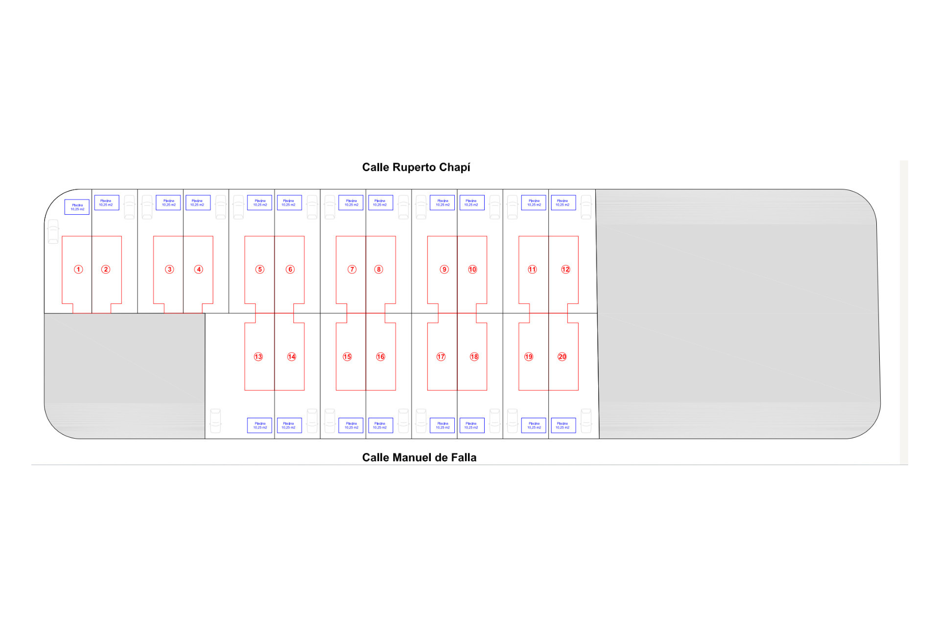 New Build - Duplexes -
Daya Nueva - 03150
