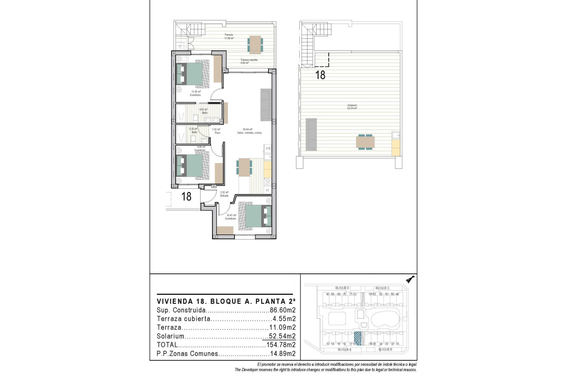 New Build - Penthouse -
Torre Pacheco - San Cayetano