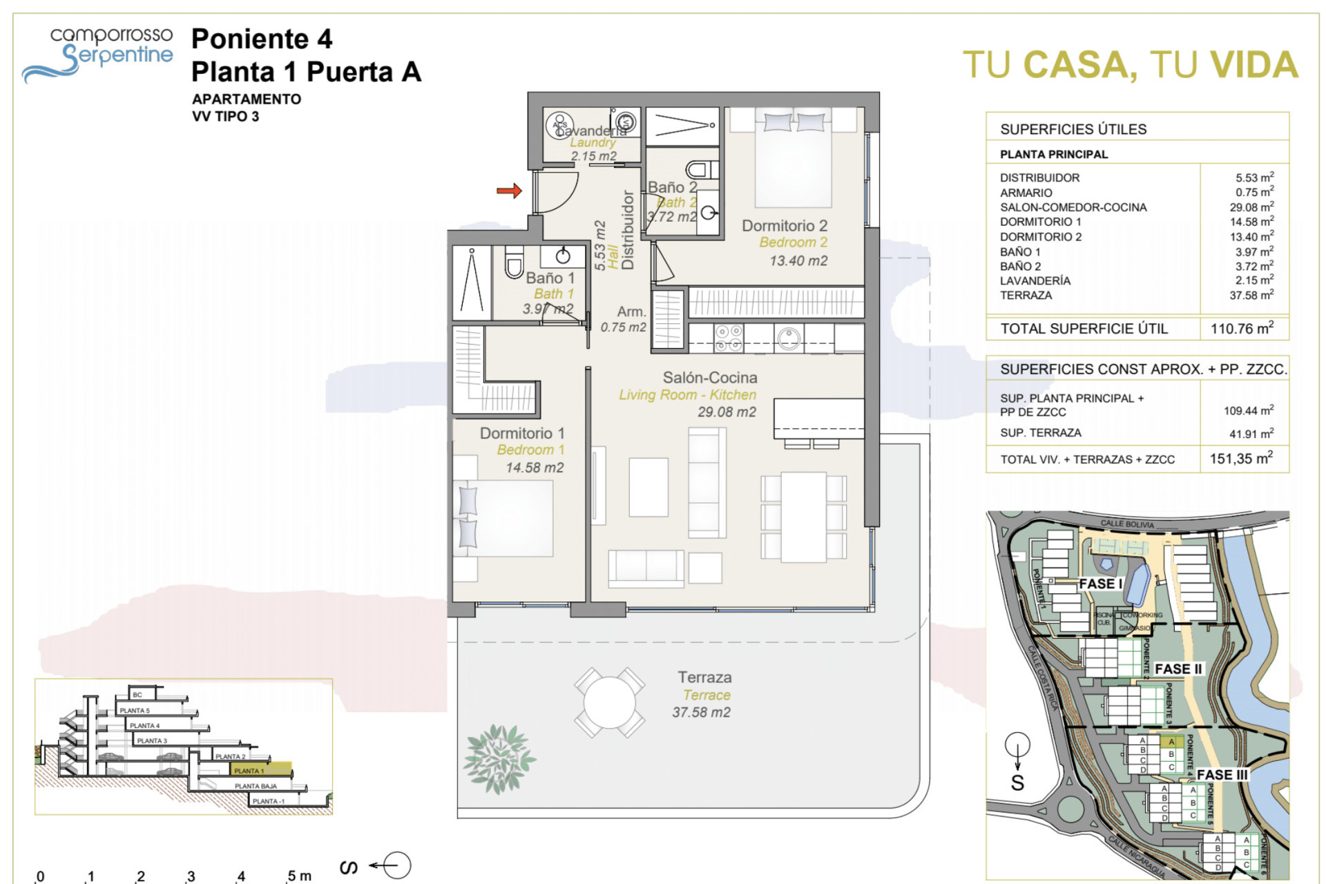 New Build - Pisos -
Finestrat - Calle costa rica s/n