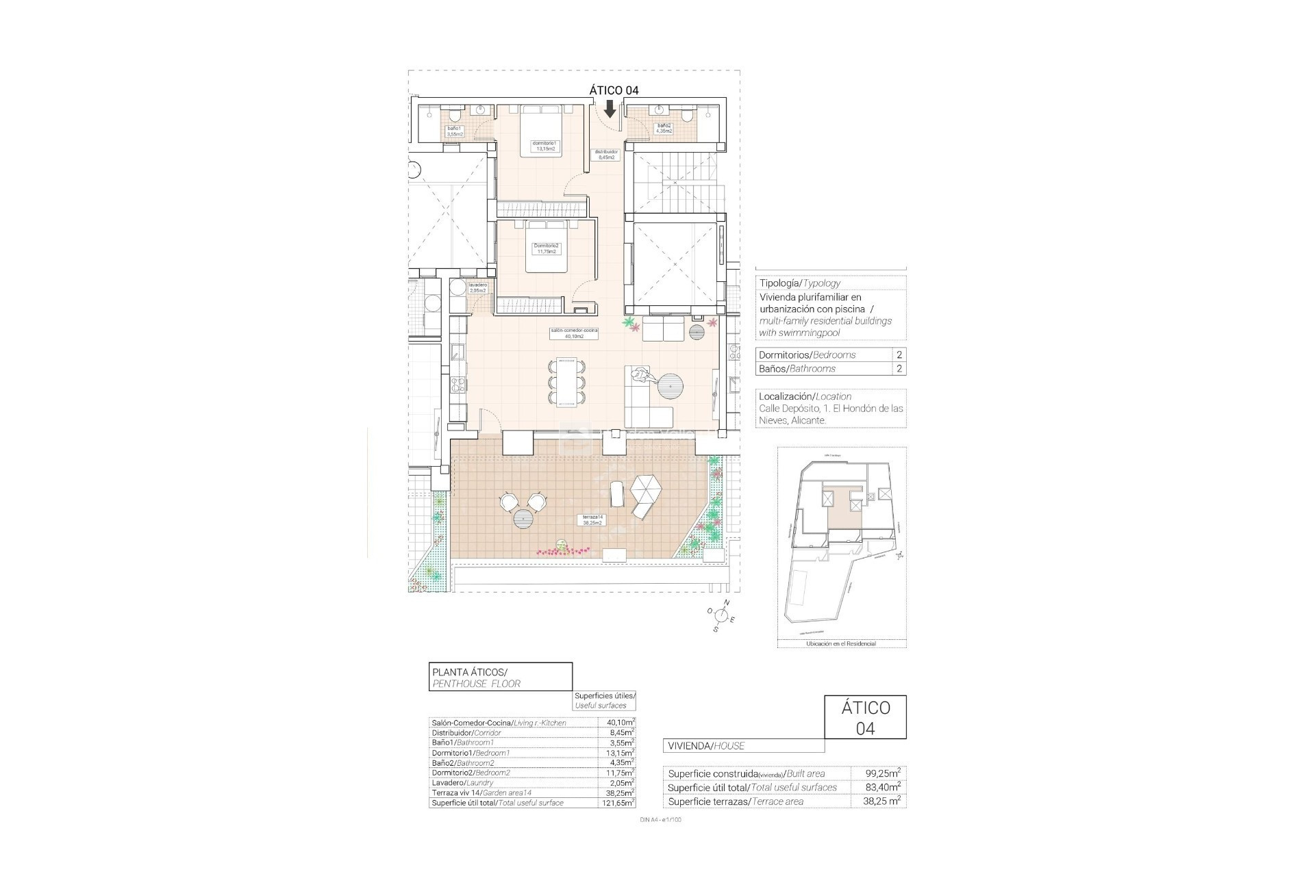 New Build - Pisos -
Hondón de las Nieves - 03688