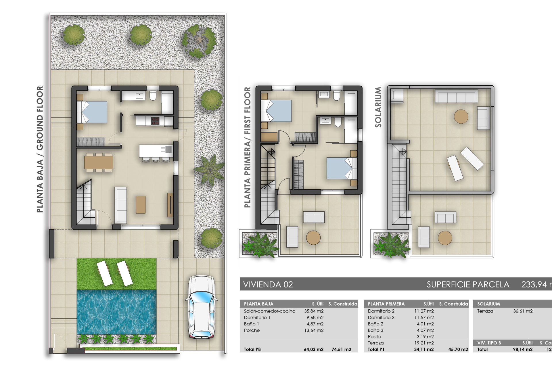 New Build - Villas -
Pilar de la Horadada - 03190
