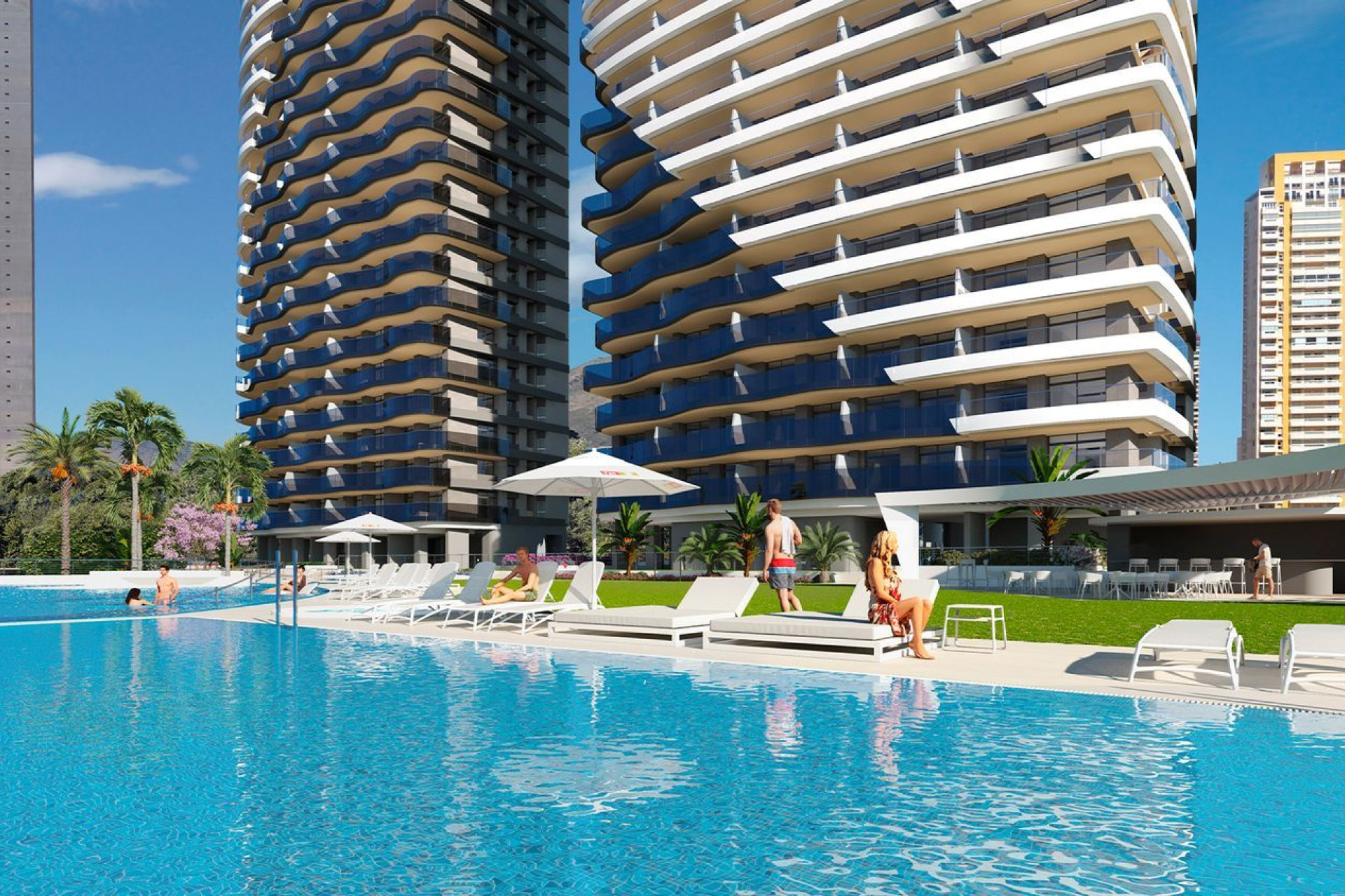 Новое здание - Apartamentos -
Benidorm