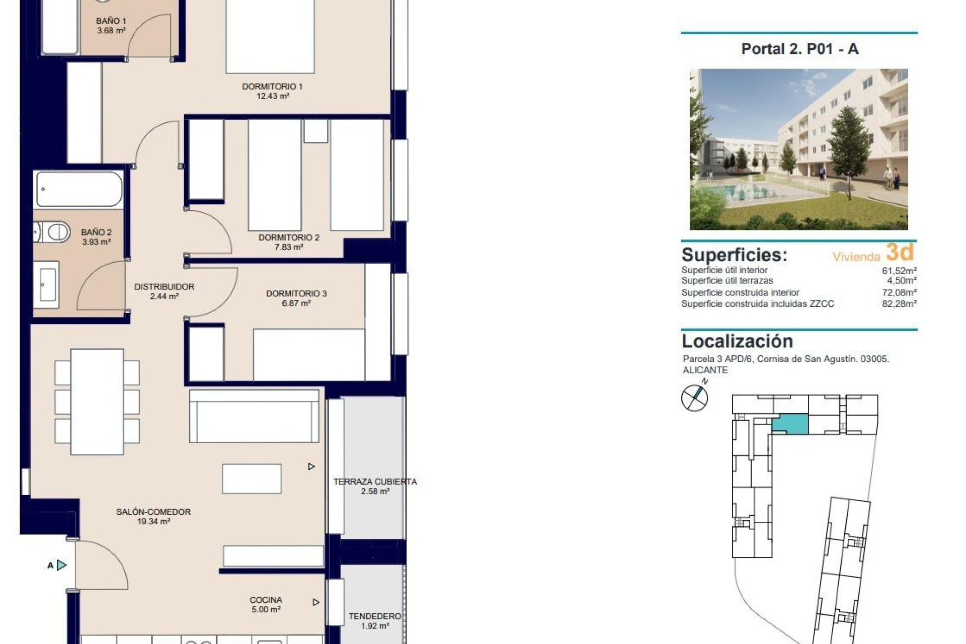 Новое здание - Apartment -
Alicante - San Agustín