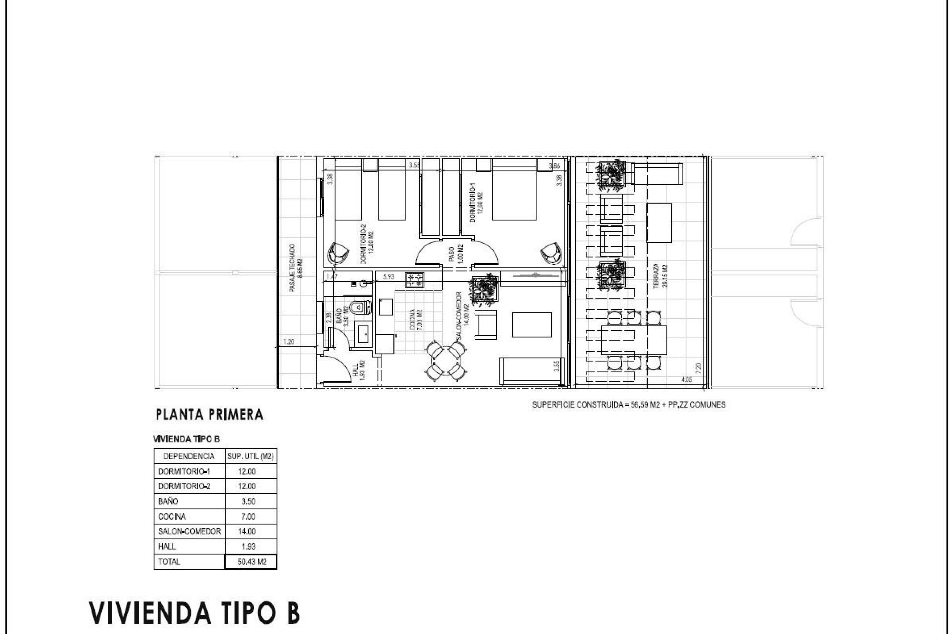 Новое здание - Apartment -
Vera - Vera Playa