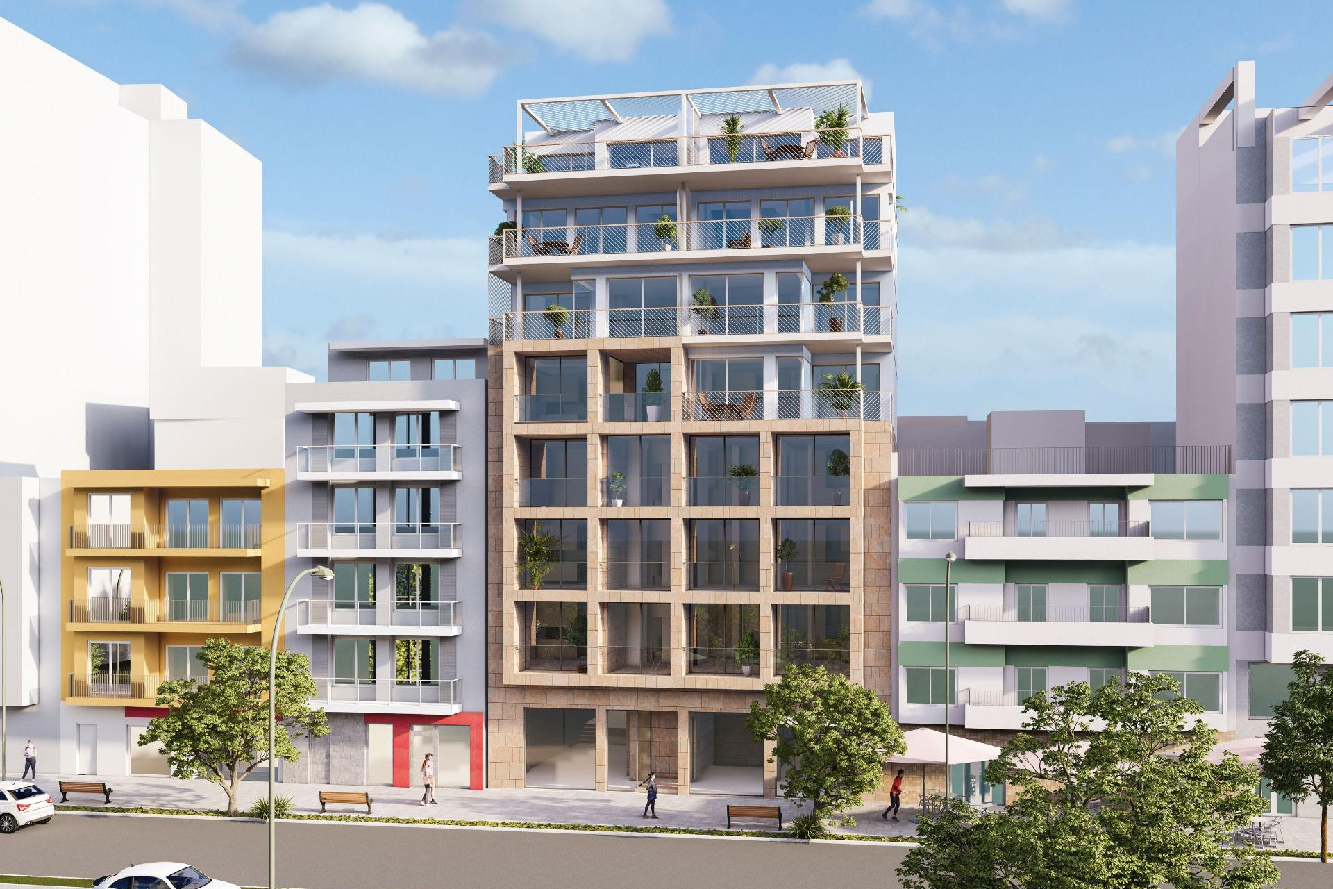 Новое здание - Apartment -
Villajoyosa - Pueblo