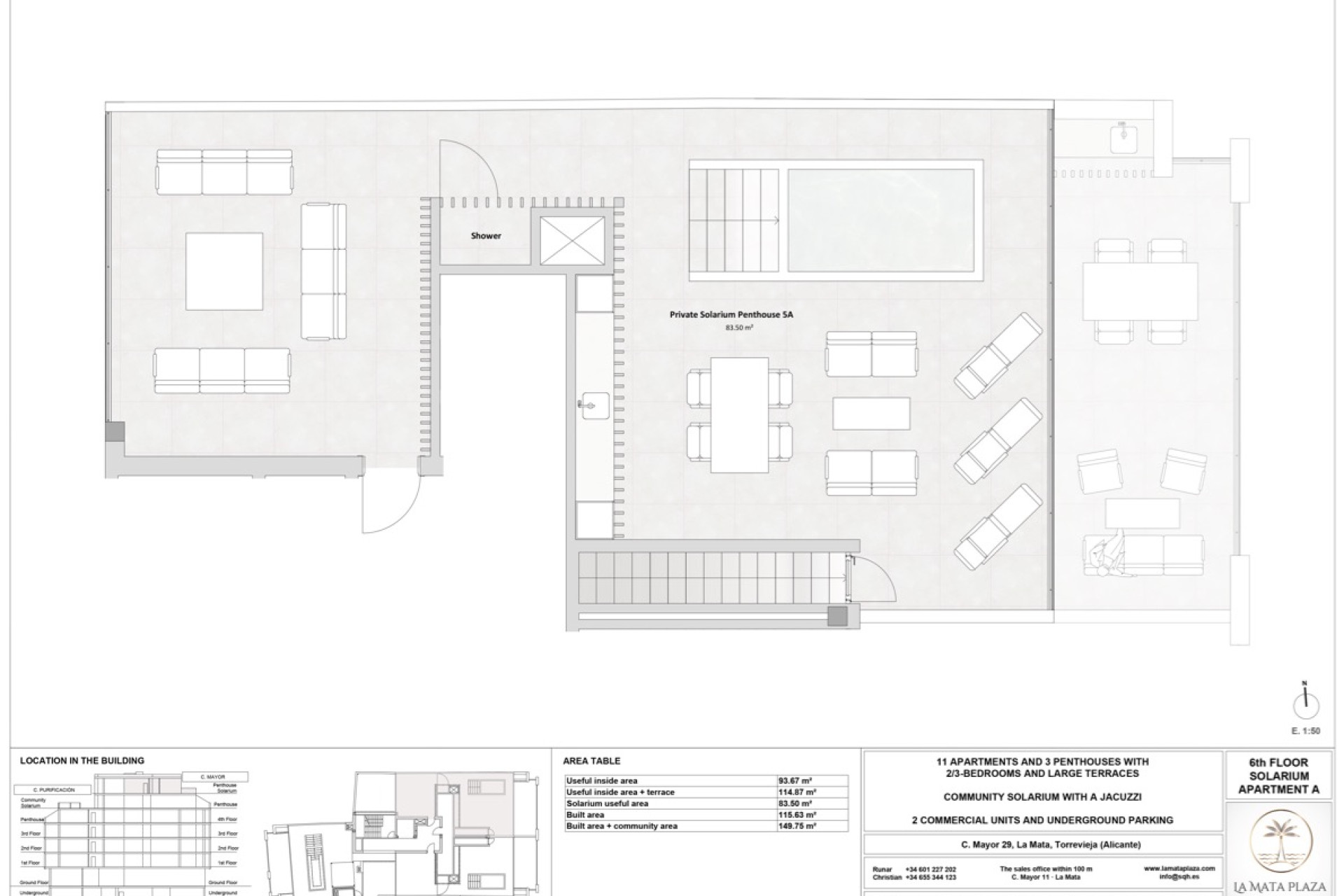 Новое здание - Áticos -
Torrevieja - 03188, Mayor 29