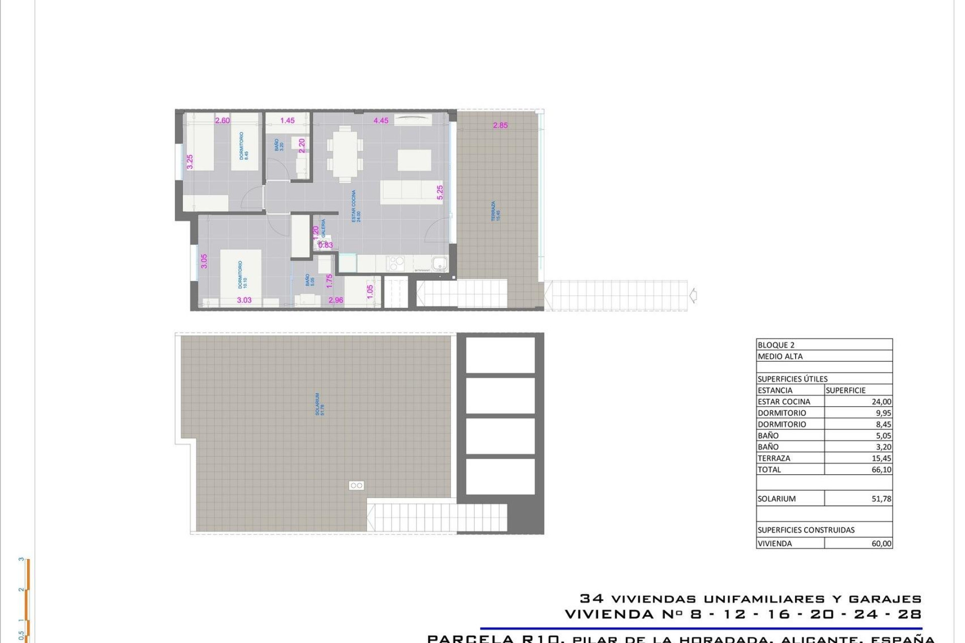 Новое здание - Бунгало -
Pilar de la Horadada - pueblo