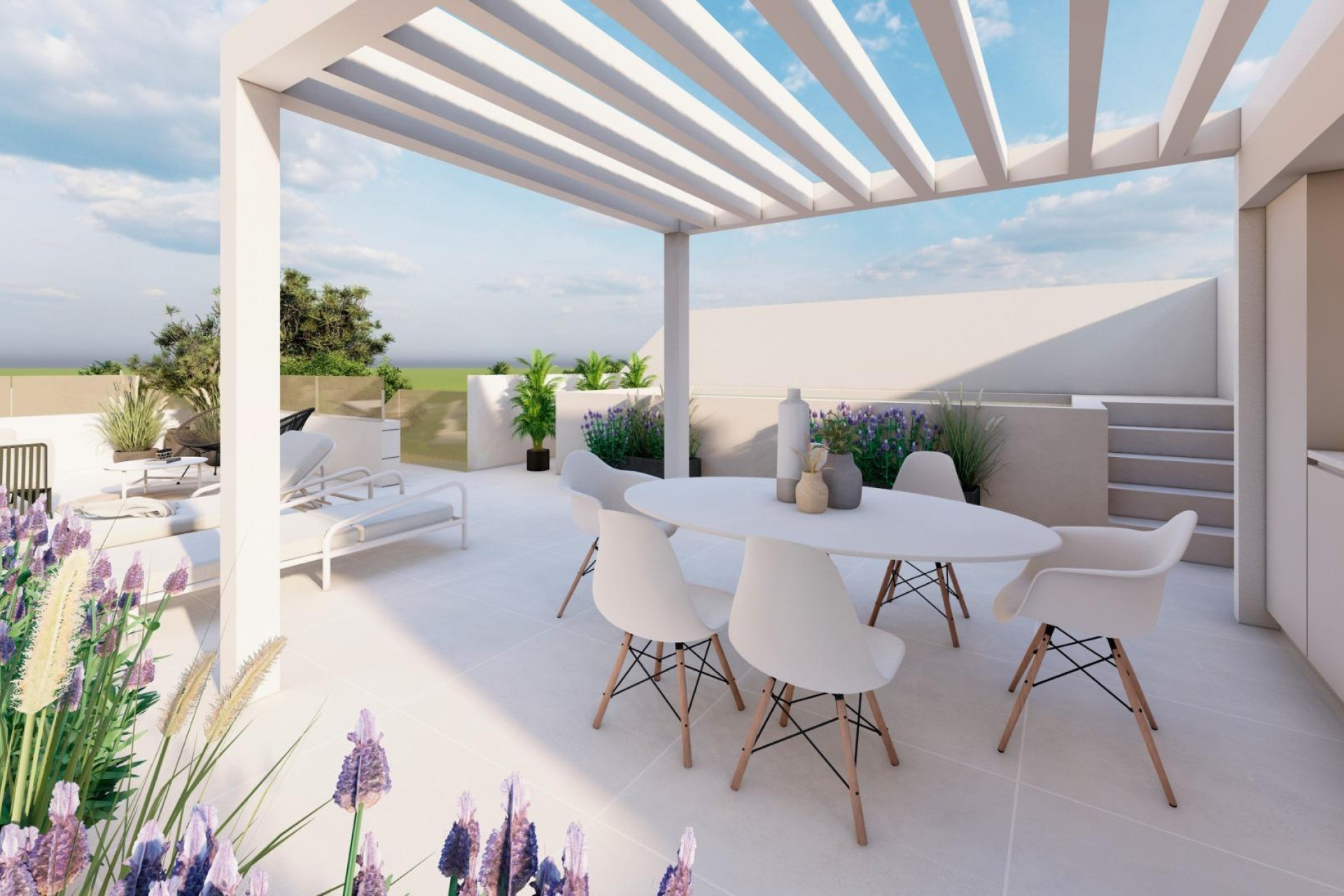 Новое здание - Бунгало -
Pilar de la Horadada - pueblo