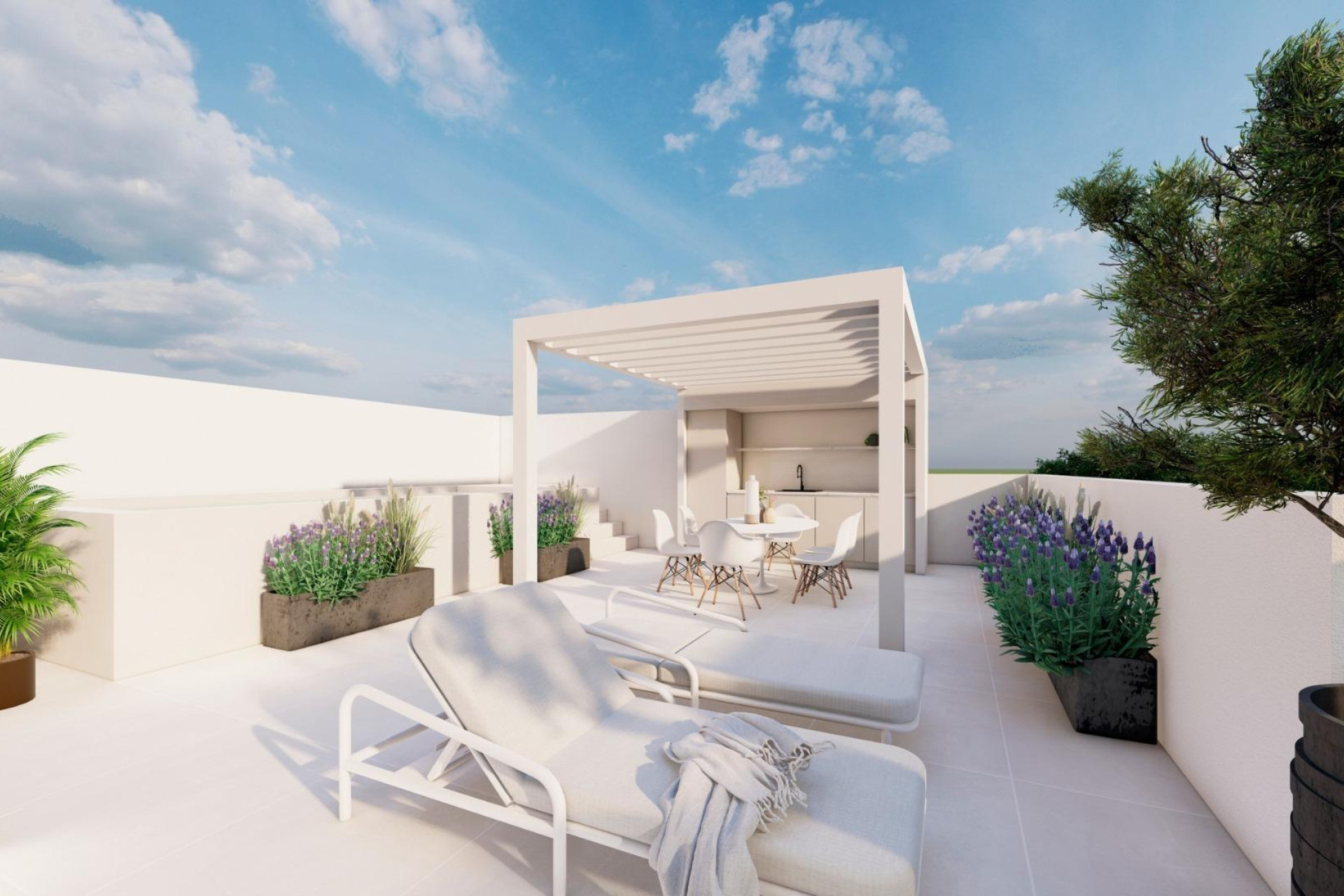 Новое здание - Бунгало -
Pilar de la Horadada - pueblo