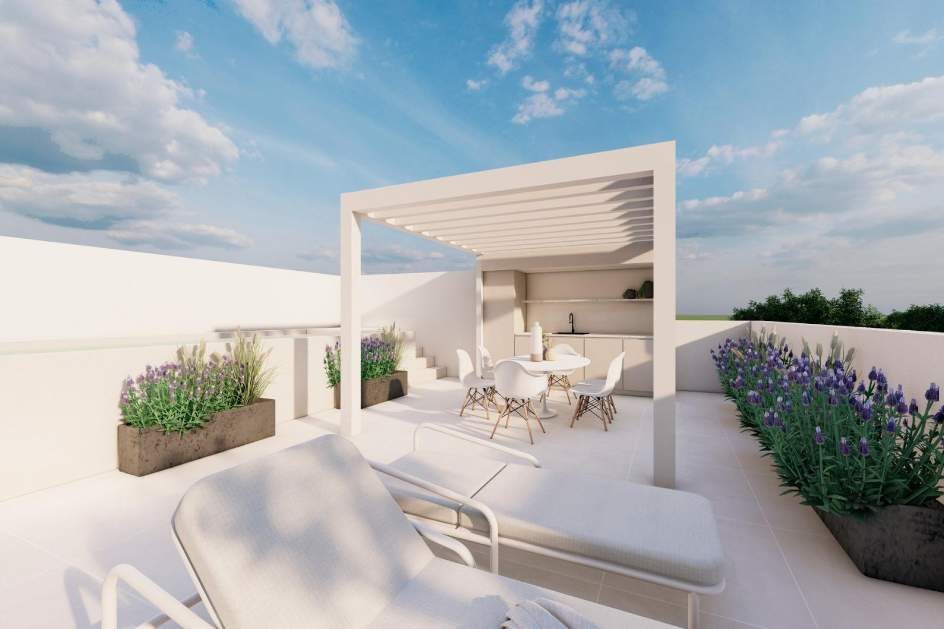 Новое здание - Бунгало -
Pilar de la Horadada - pueblo