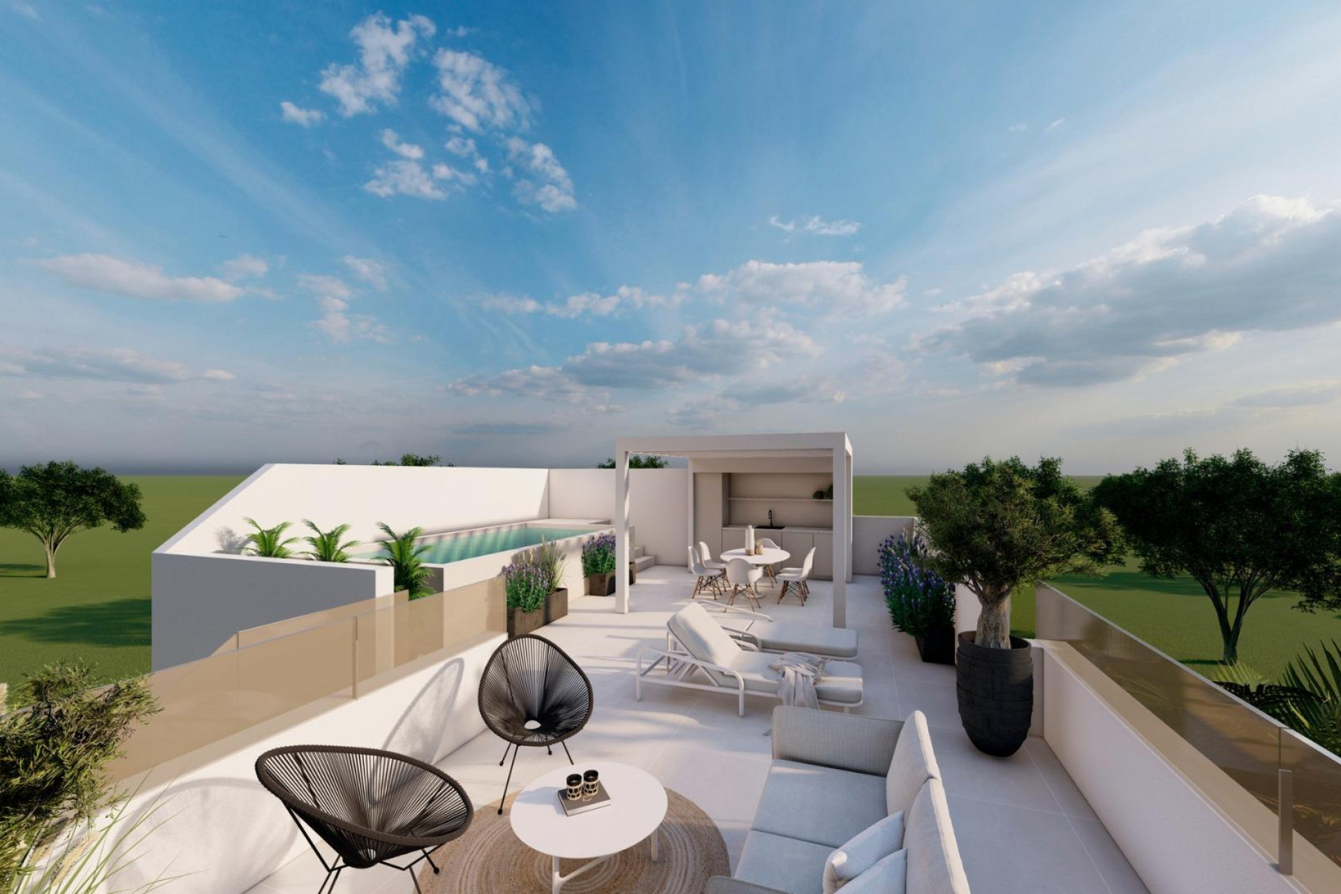 Новое здание - Бунгало -
Pilar de la Horadada - pueblo