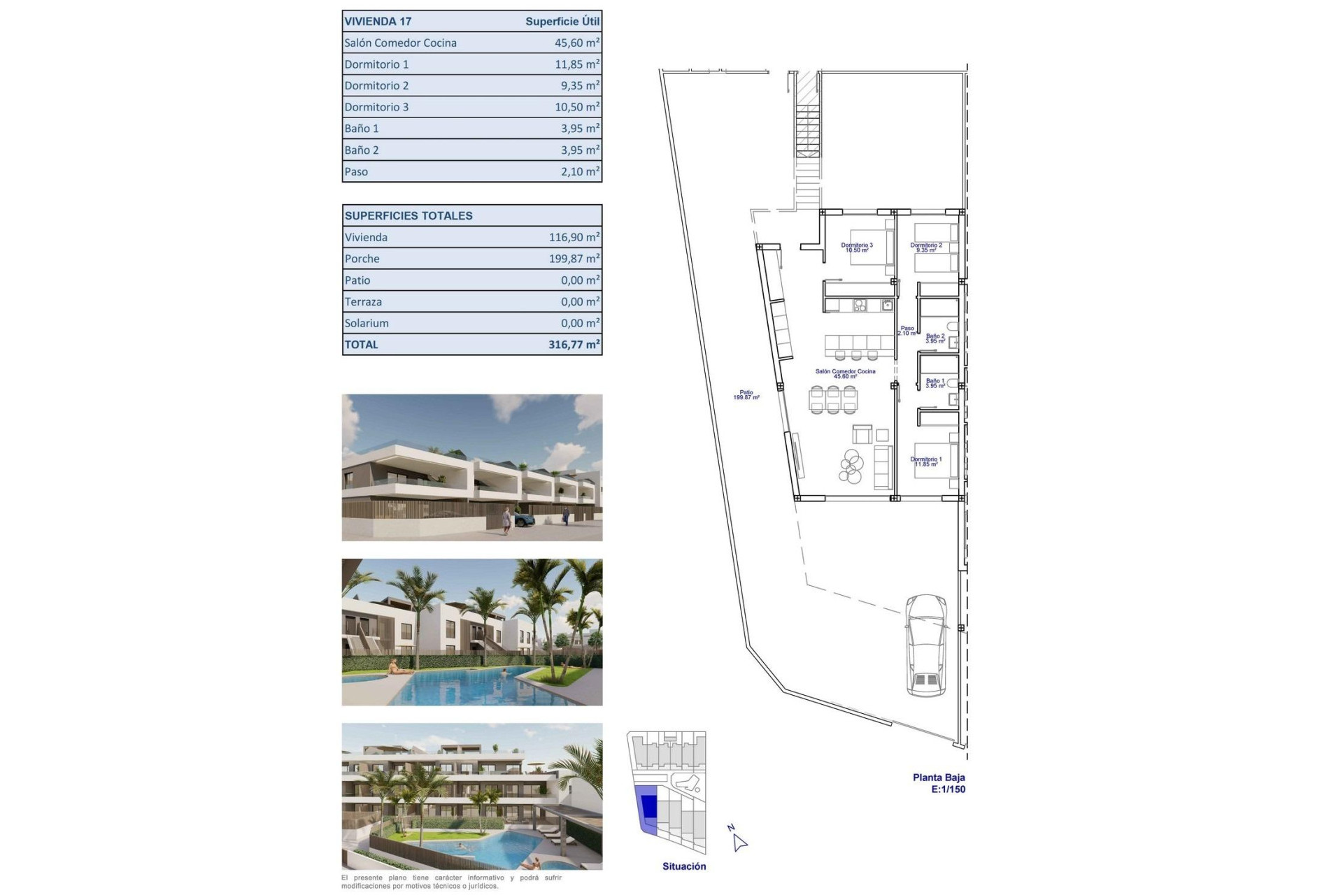 Новое здание - Бунгало -
Pilar de la Horadada - pueblo