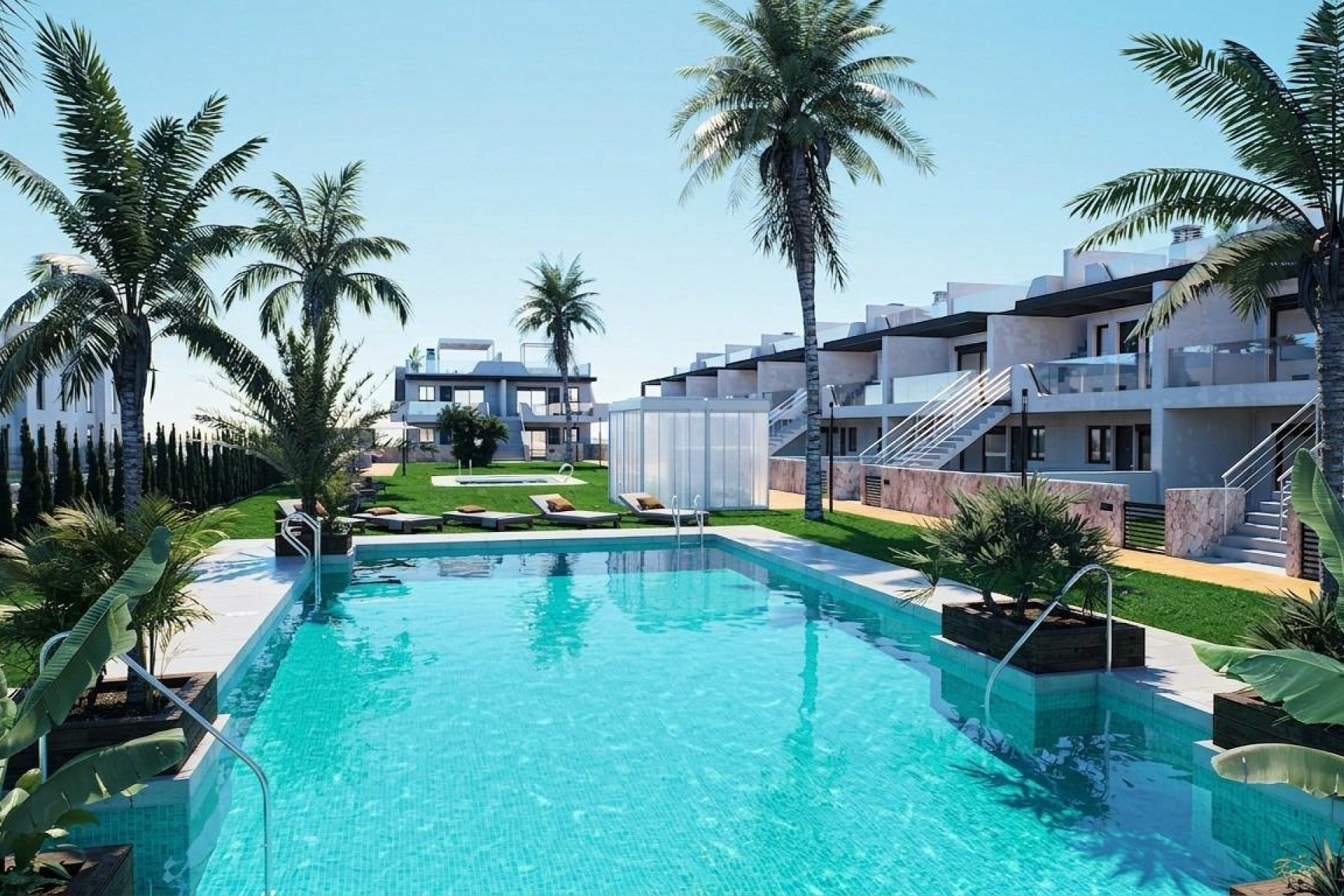 Новое здание - Бунгало -
Pilar de la Horadada - pueblo