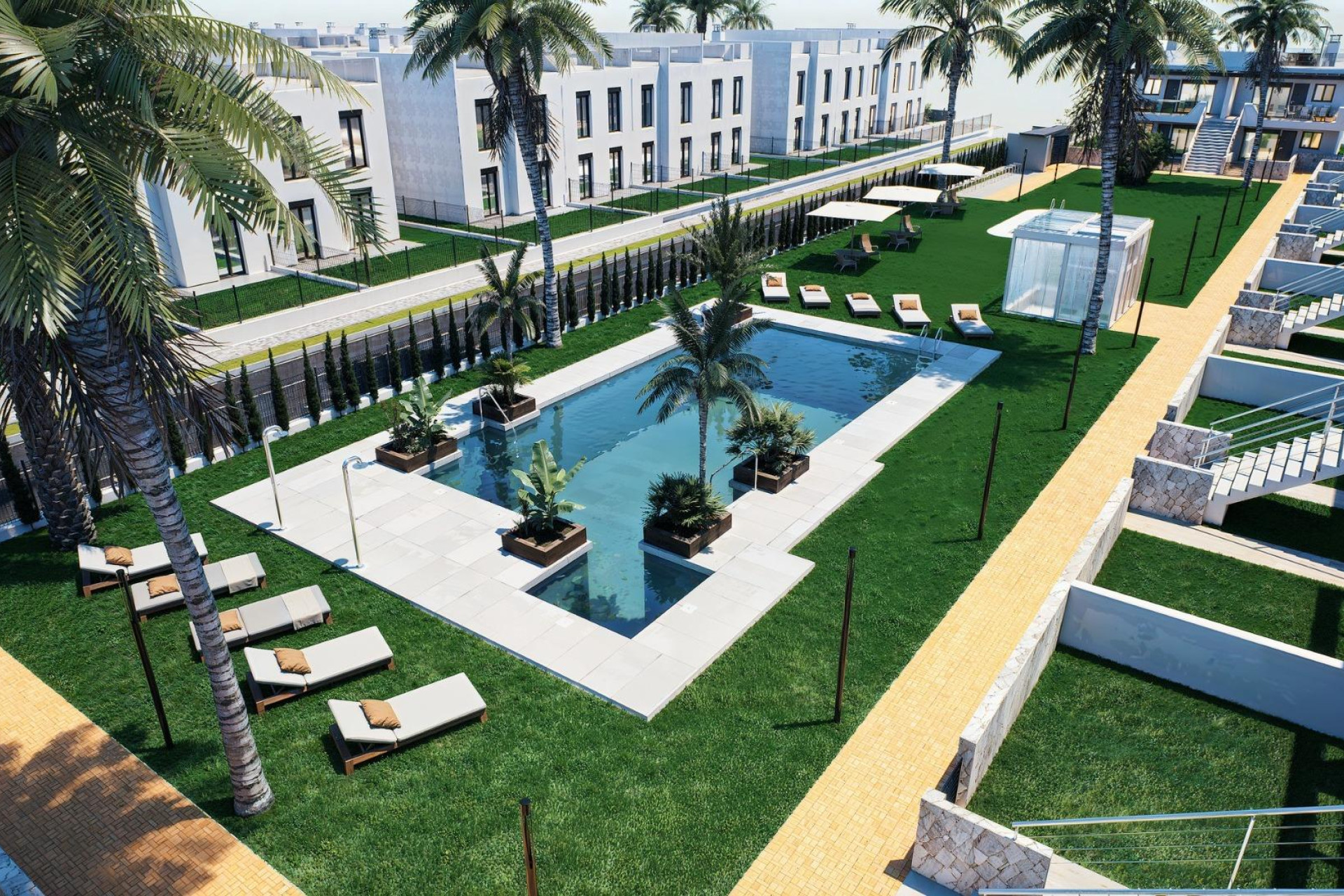 Новое здание - Бунгало -
Pilar de la Horadada - pueblo