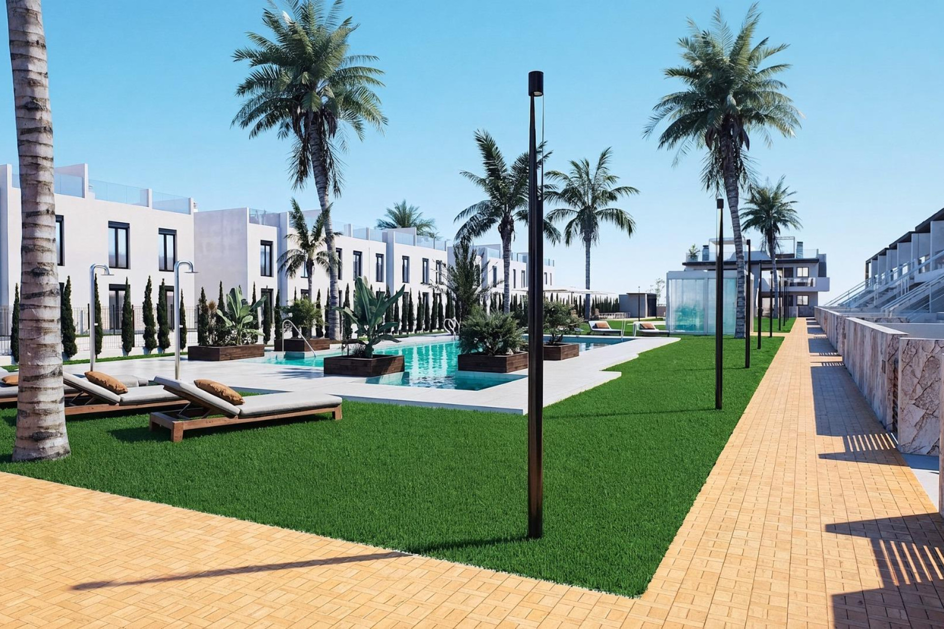 Новое здание - Бунгало -
Pilar de la Horadada - pueblo