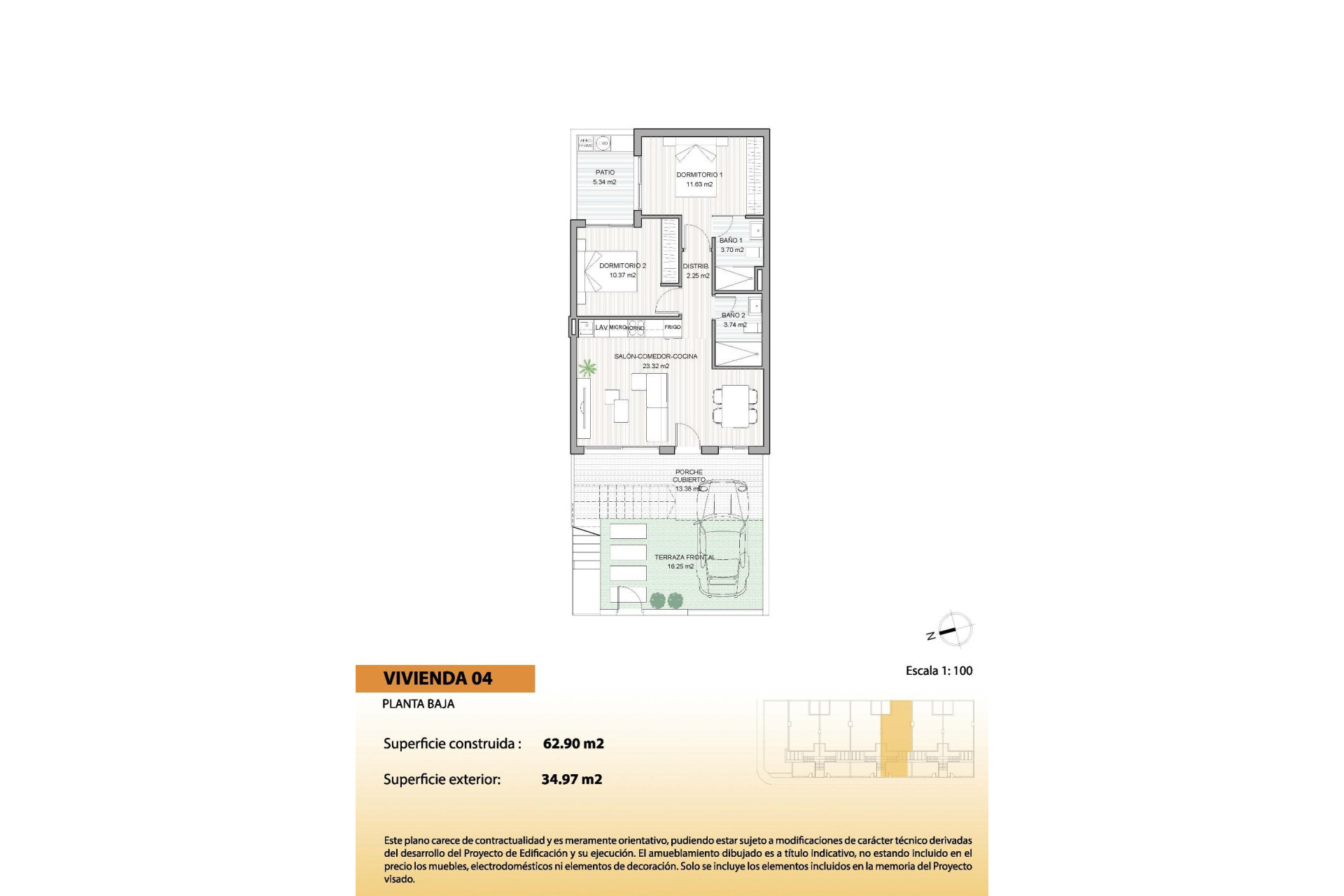 Новое здание - Бунгало -
San Pedro del Pinatar - El Salero