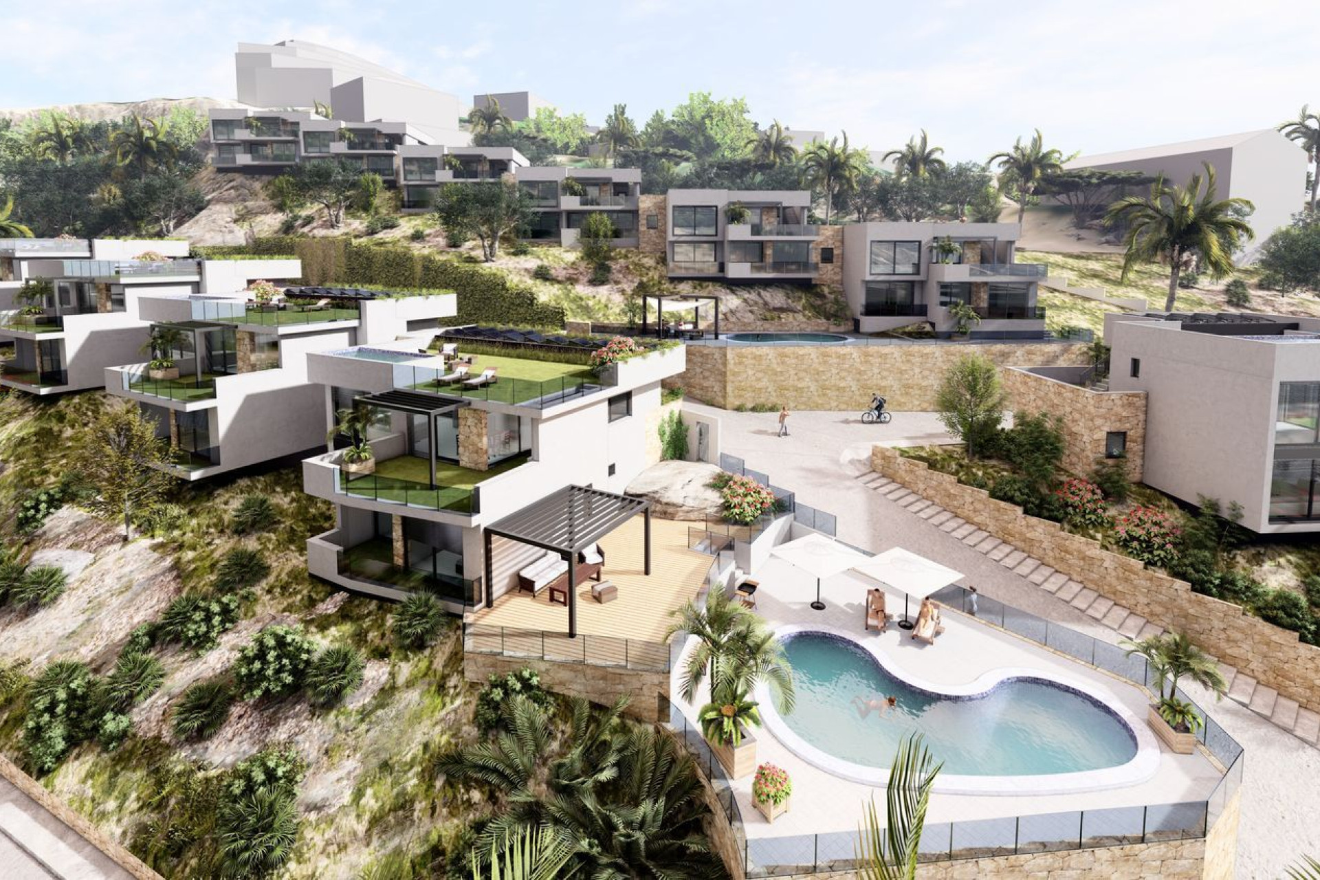 Новое здание - Chalet independiente -
Altea - Calle Costa del Azahar Altea Hills s/n