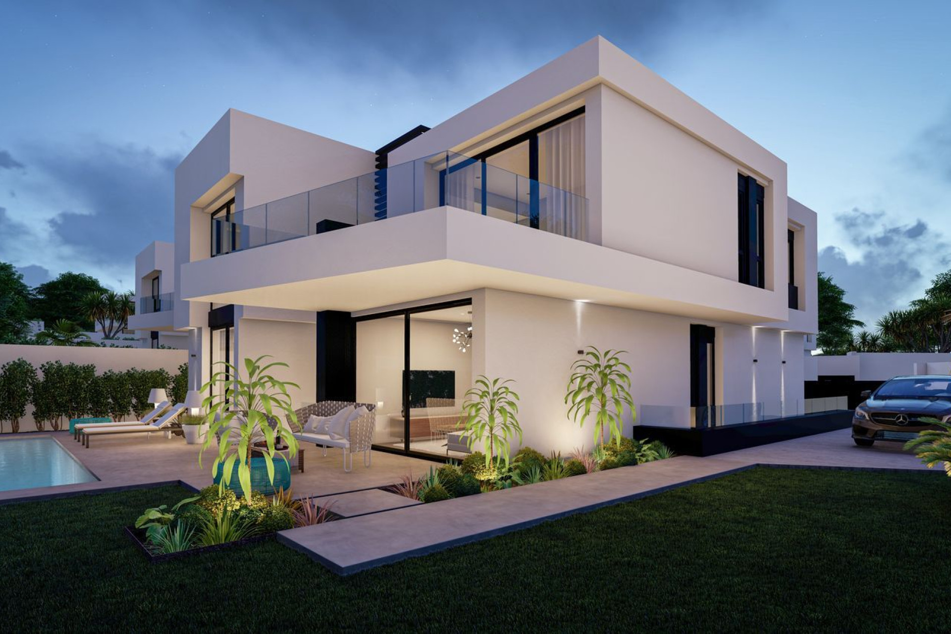 Новое здание - Chalet independiente -
Benidorm - Calle Sorolla, 19