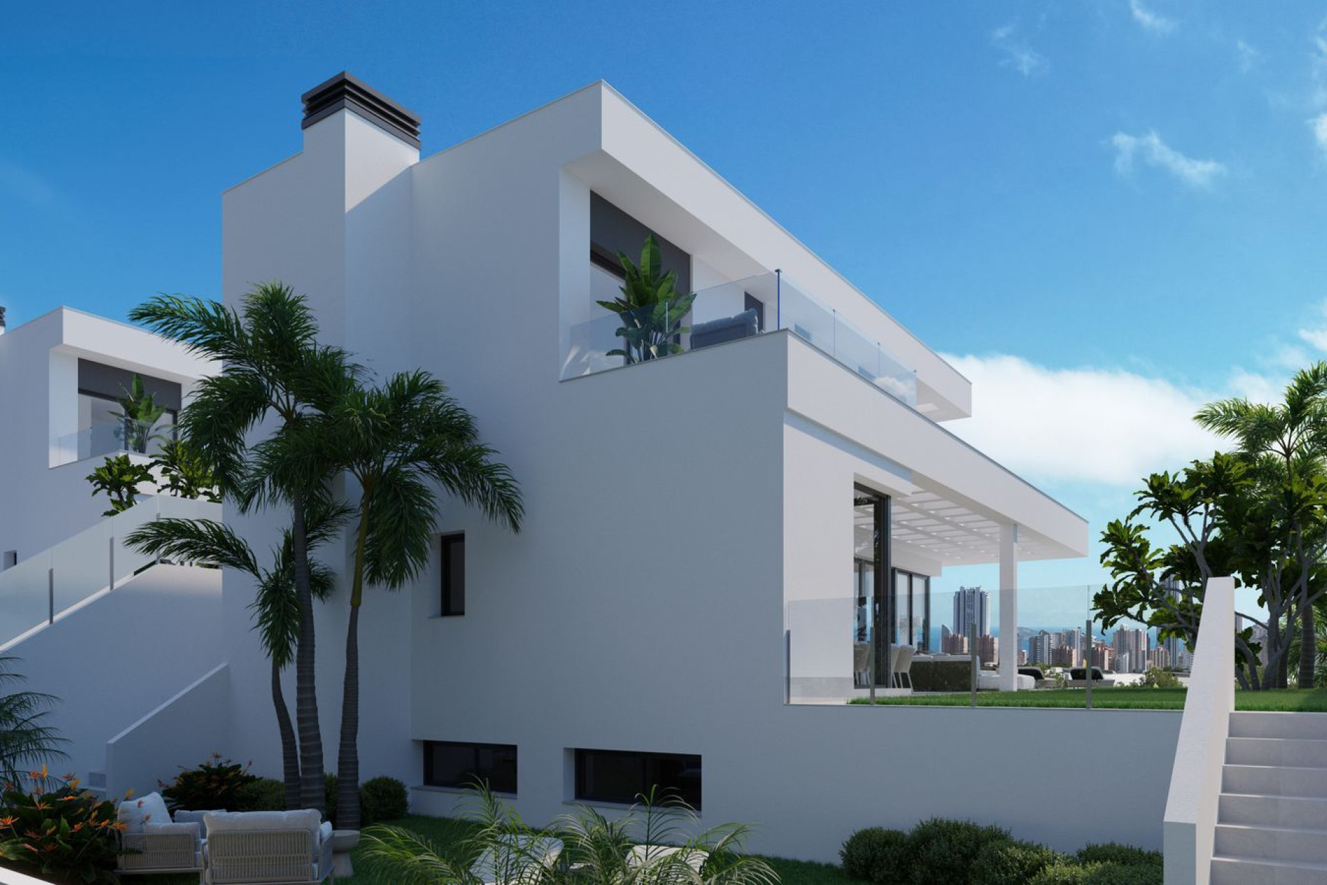 Новое здание - Chalet independiente -
Finestrat