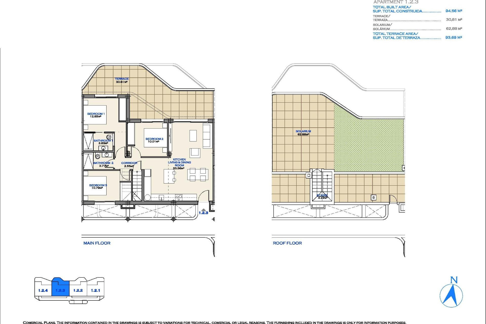 Новое здание - Пентхаус -
Los Alcazares - Serena Golf
