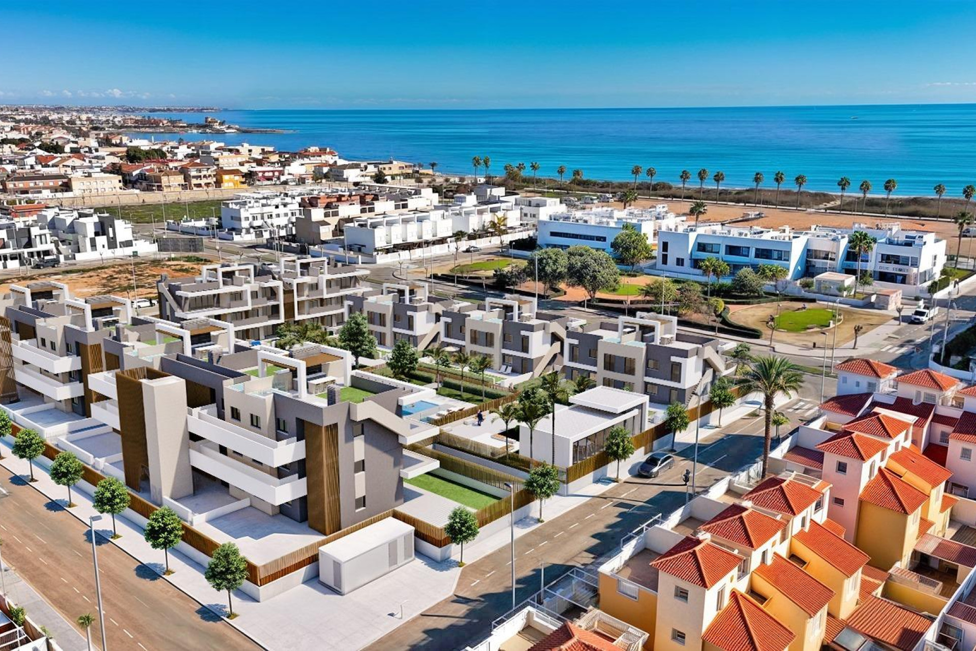 Новое здание - Пентхаус -
Pilar de la Horadada - Playa de las Higuericas