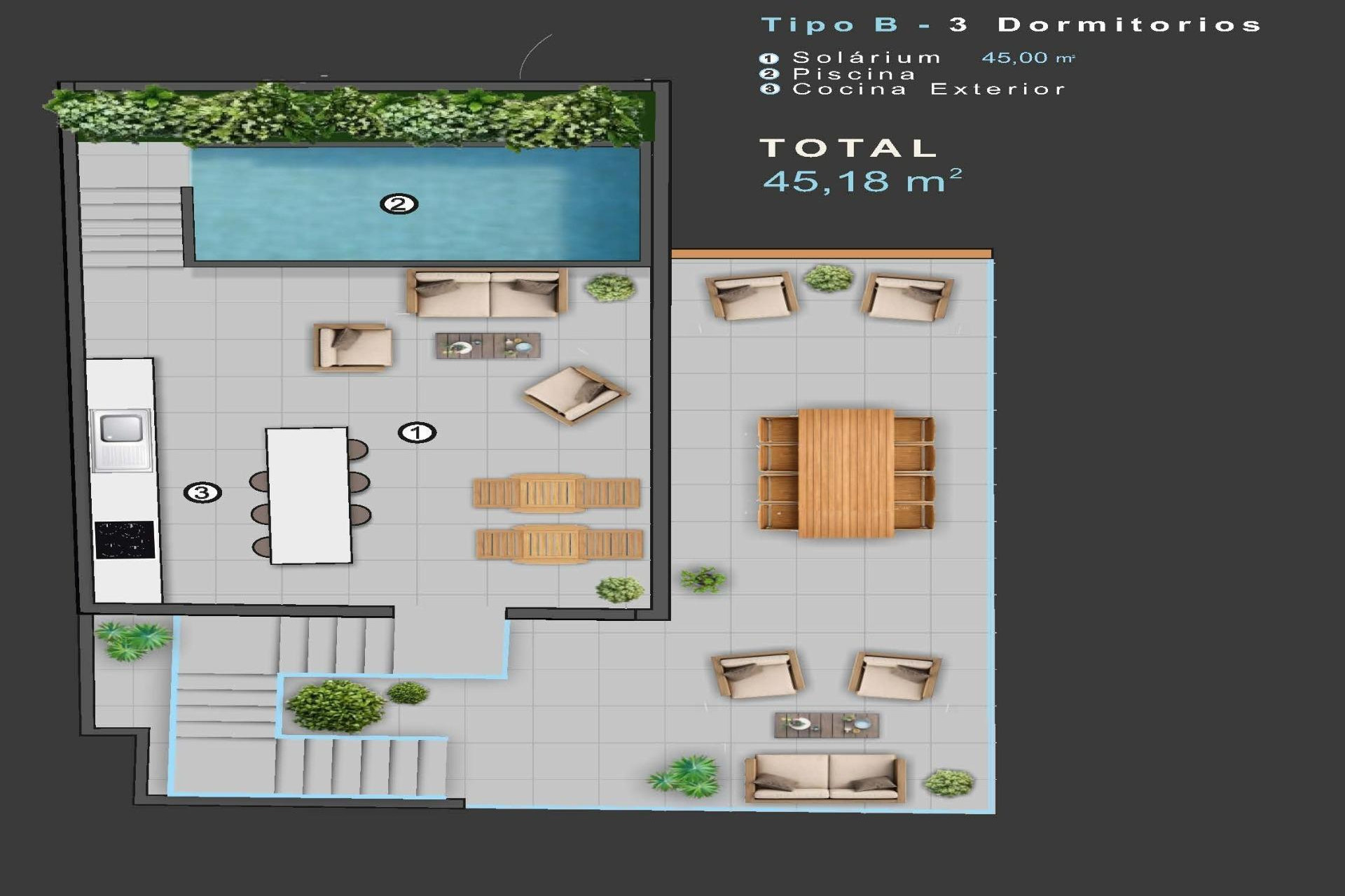 Новое здание - Пентхаус -
Torrevieja - Centro