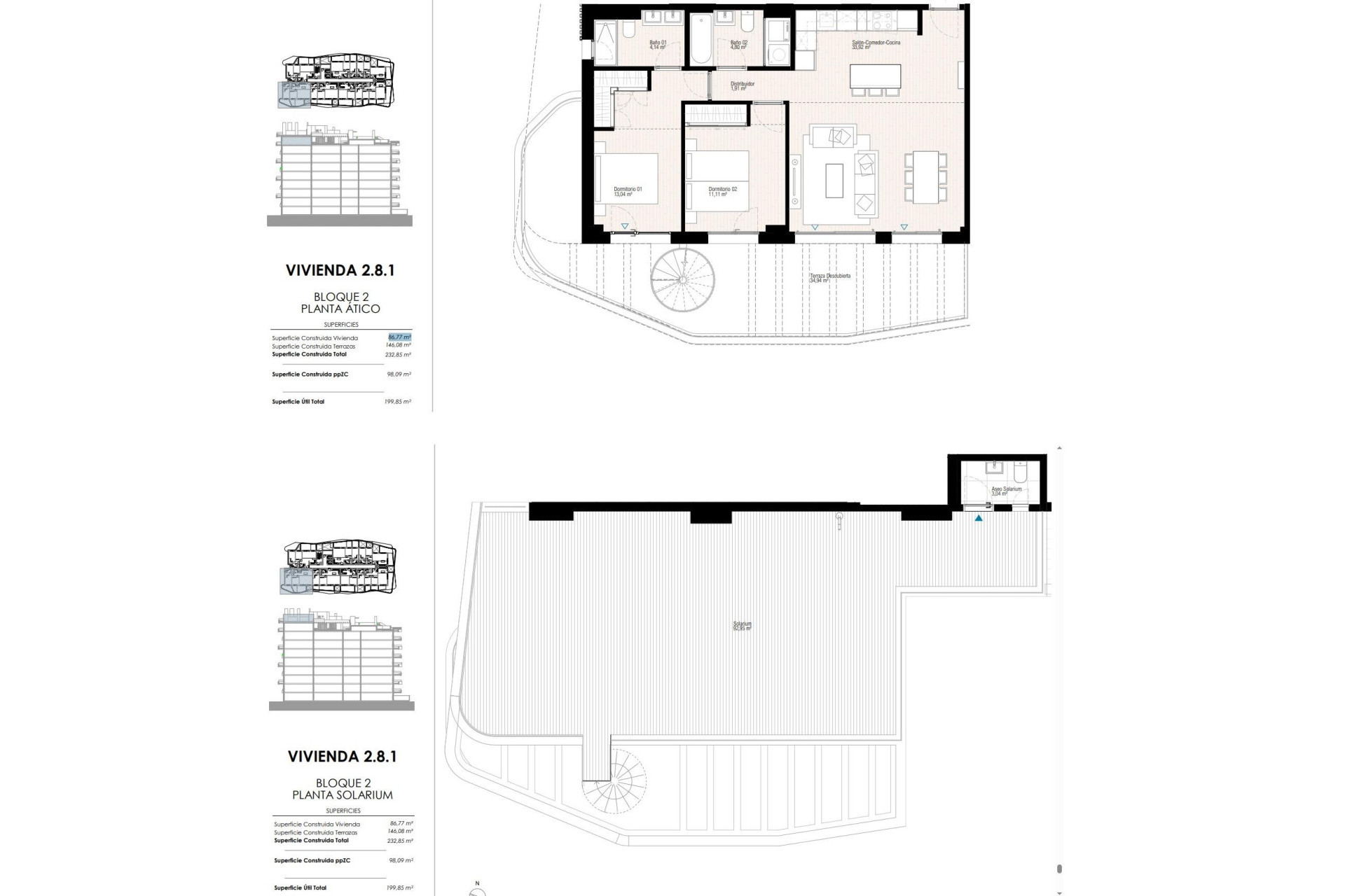 Новое здание - Пентхаус -
Villajoyosa - Playa del Torres