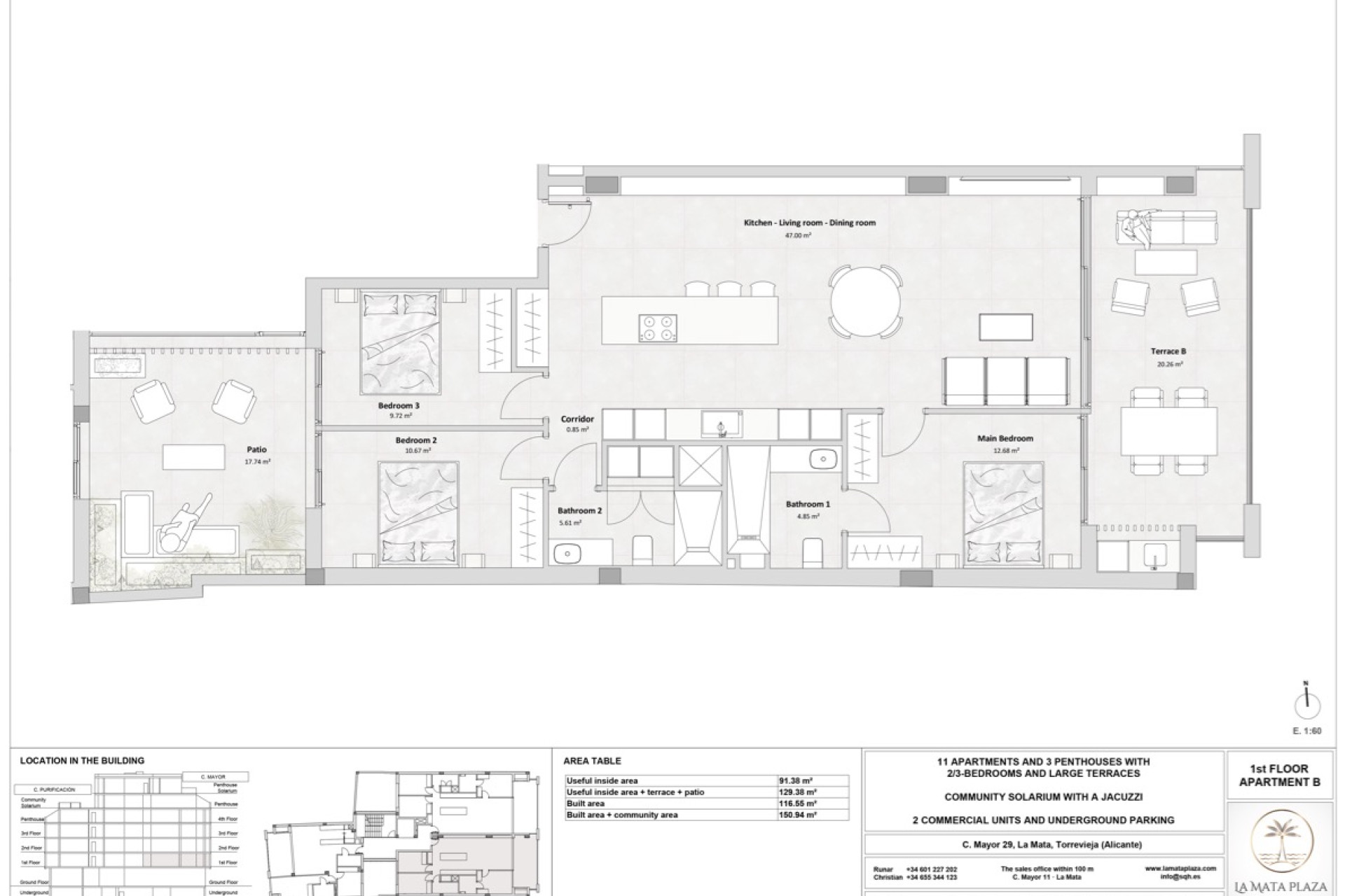Новое здание - Pisos -
Torrevieja - 03188, Mayor 29