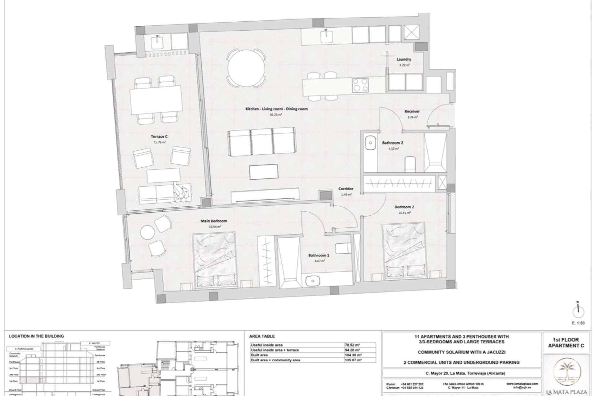 Новое здание - Pisos -
Torrevieja - 03188, Mayor 29