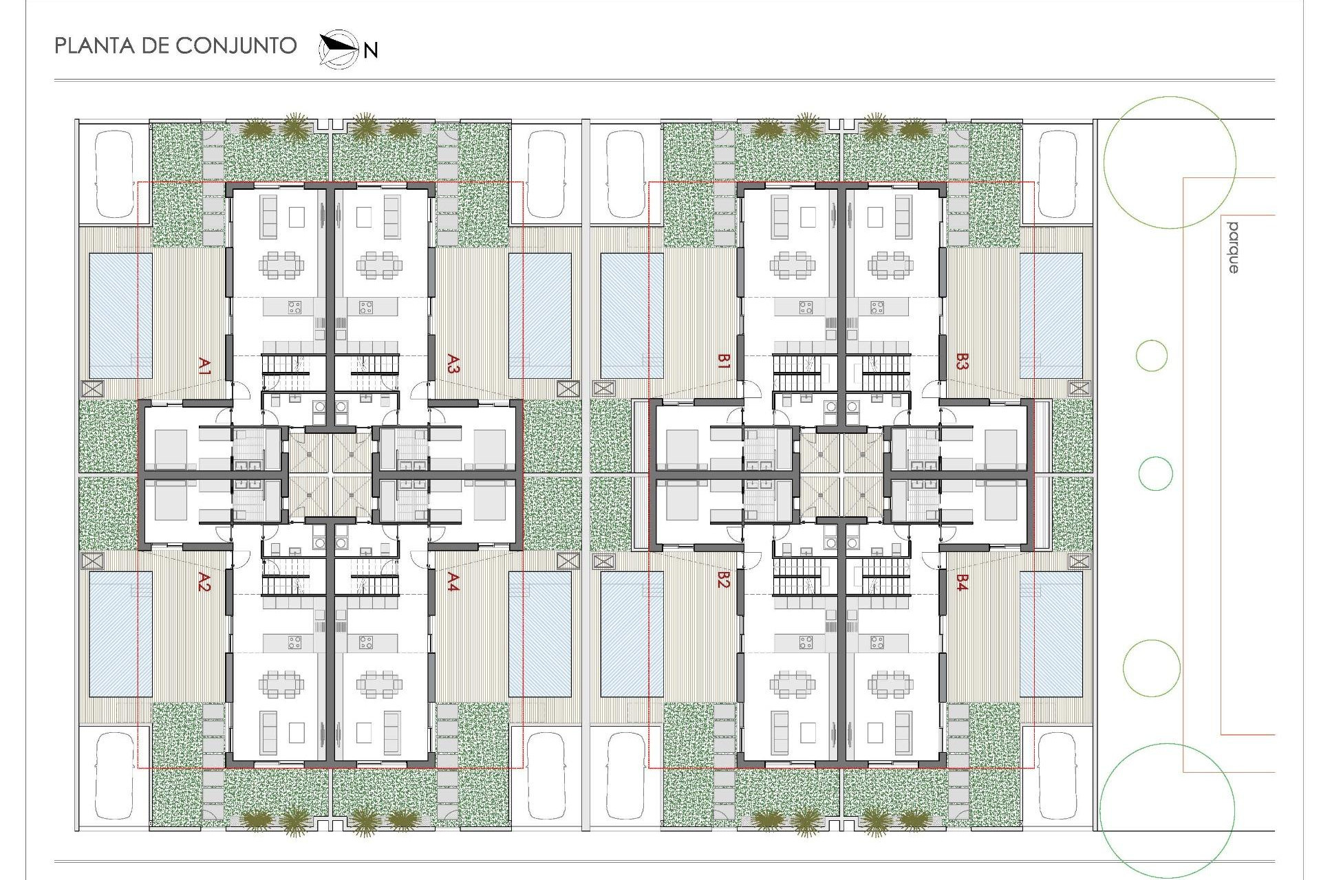 Новое здание - Quad House -
Bigastro - Loma Alta
