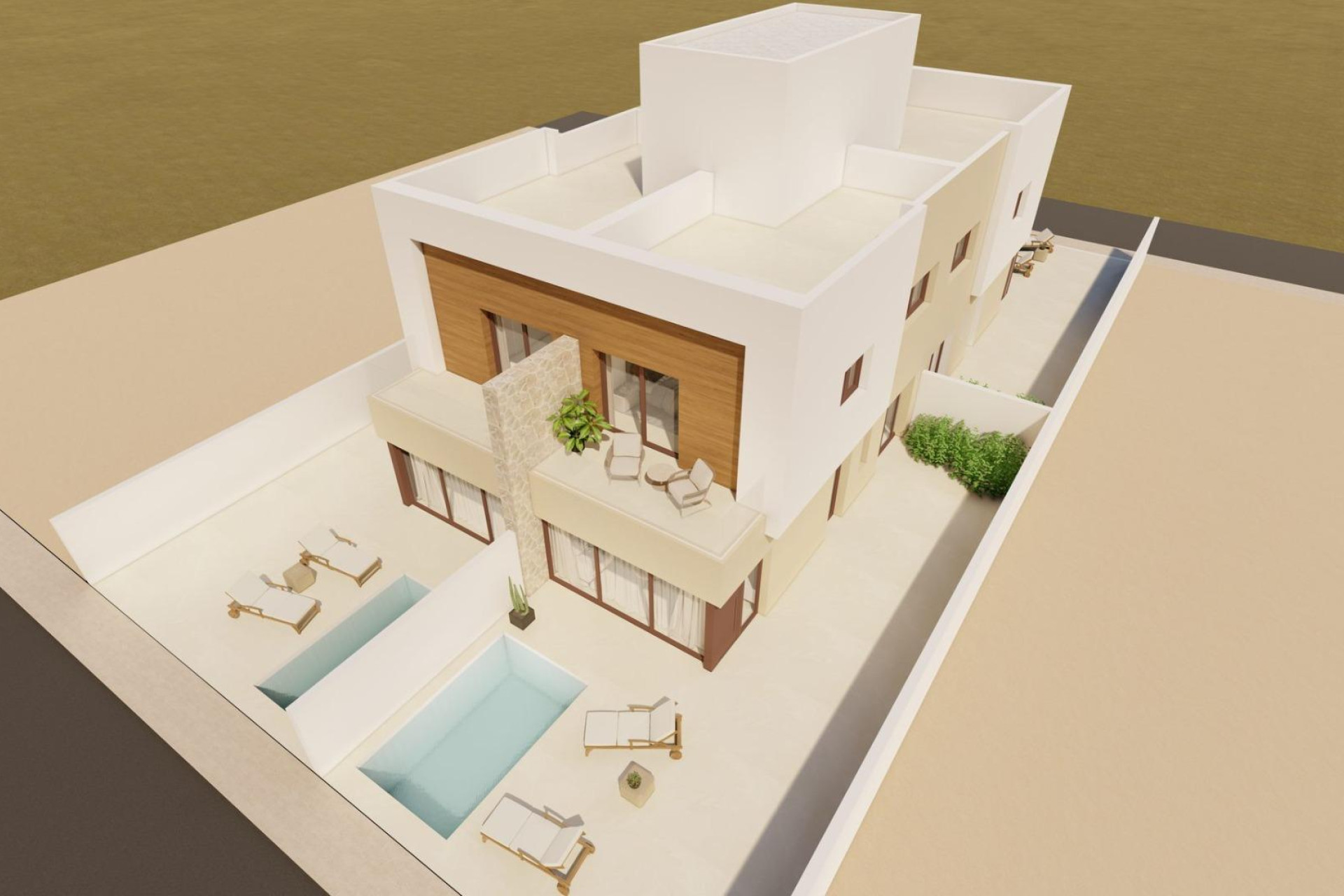 Новое здание - Quad House -
San Javier - pueblo