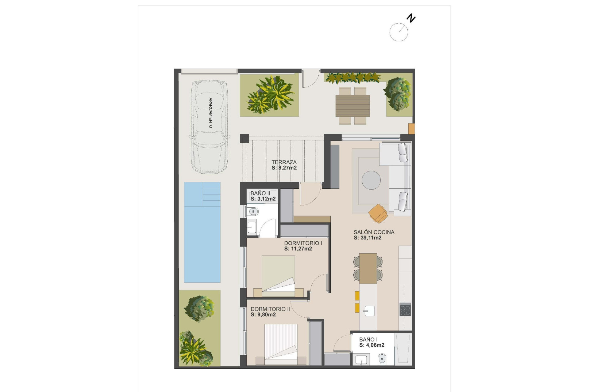 Новое здание - Quad House -
Torre Pacheco - El Alba