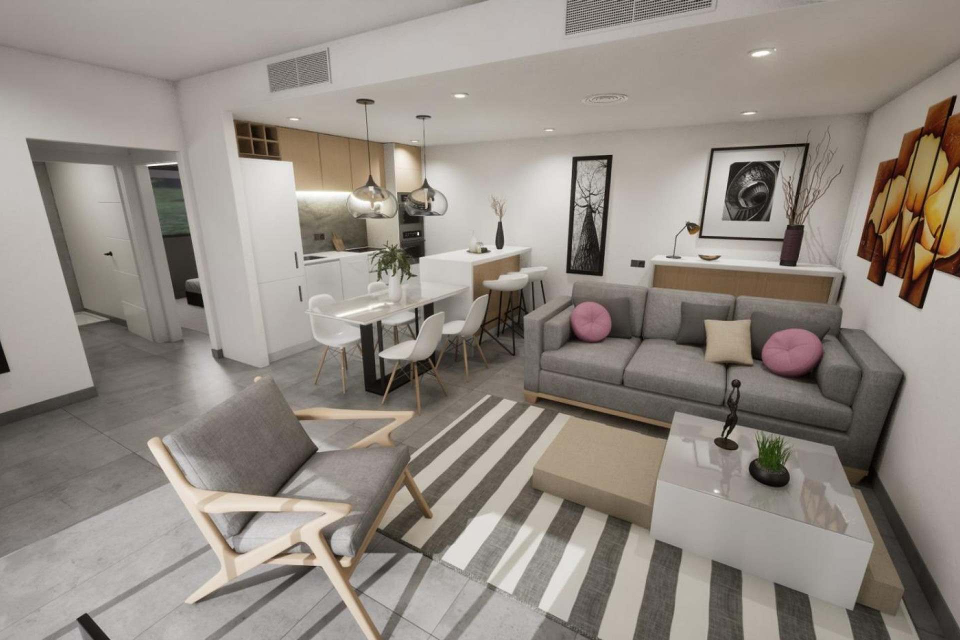 Новое здание - Quad House -
Torre Pacheco - pueblo