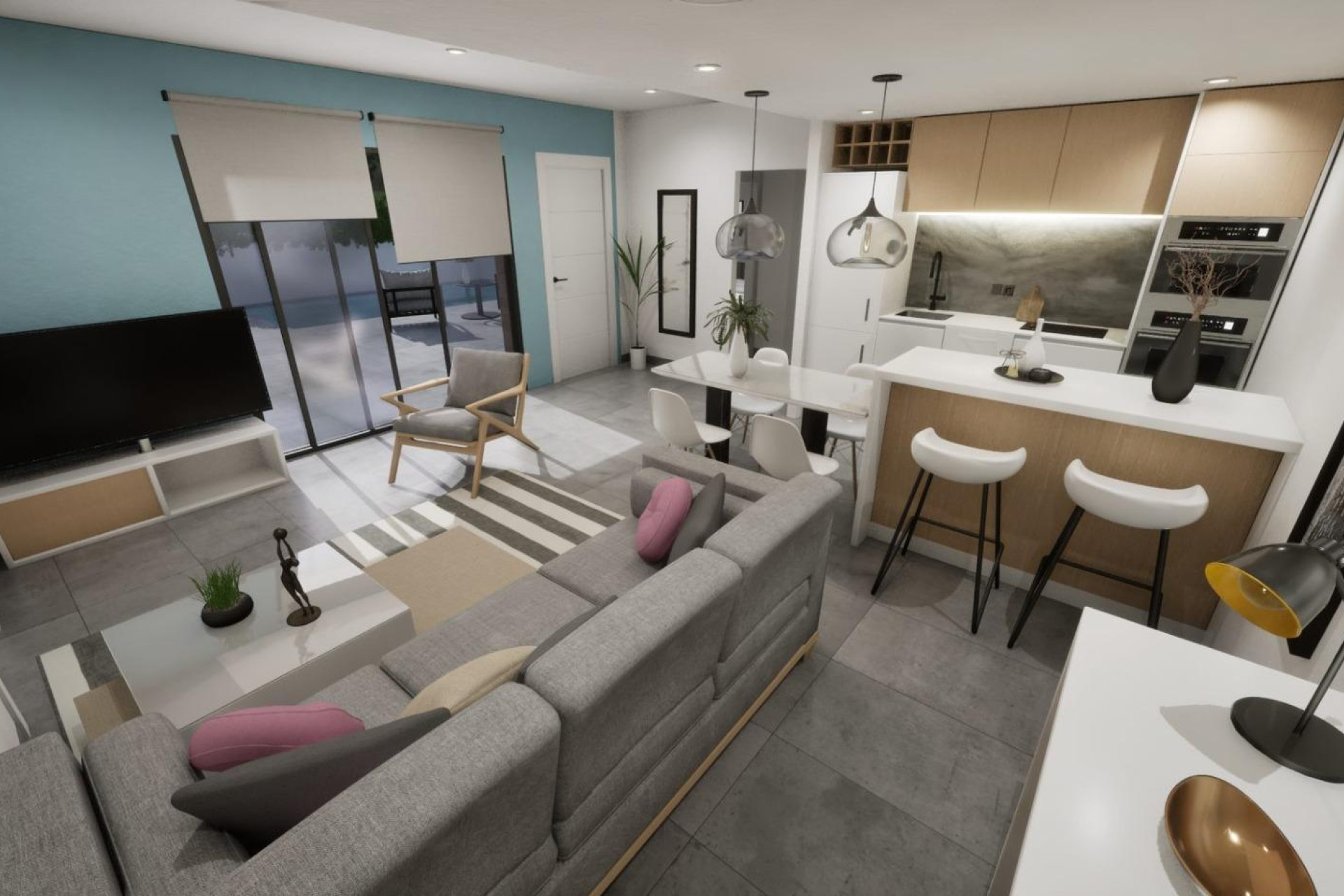Новое здание - Quad House -
Torre Pacheco - pueblo